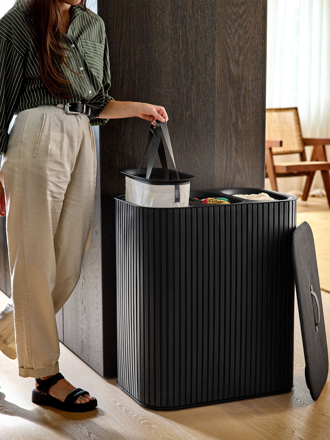 Tota Trio Luxe Laundry Basket 90L