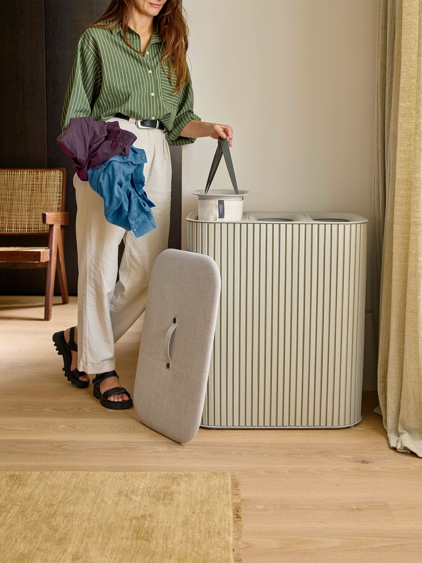 Tota Trio Luxe Laundry Basket 90L