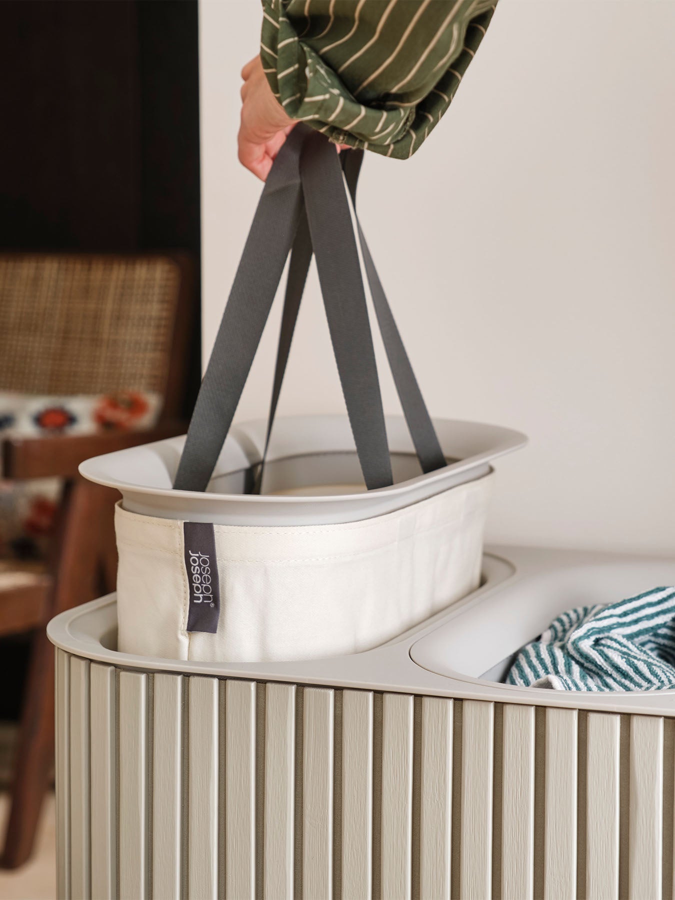 Tota Trio Luxe Laundry Basket 90L