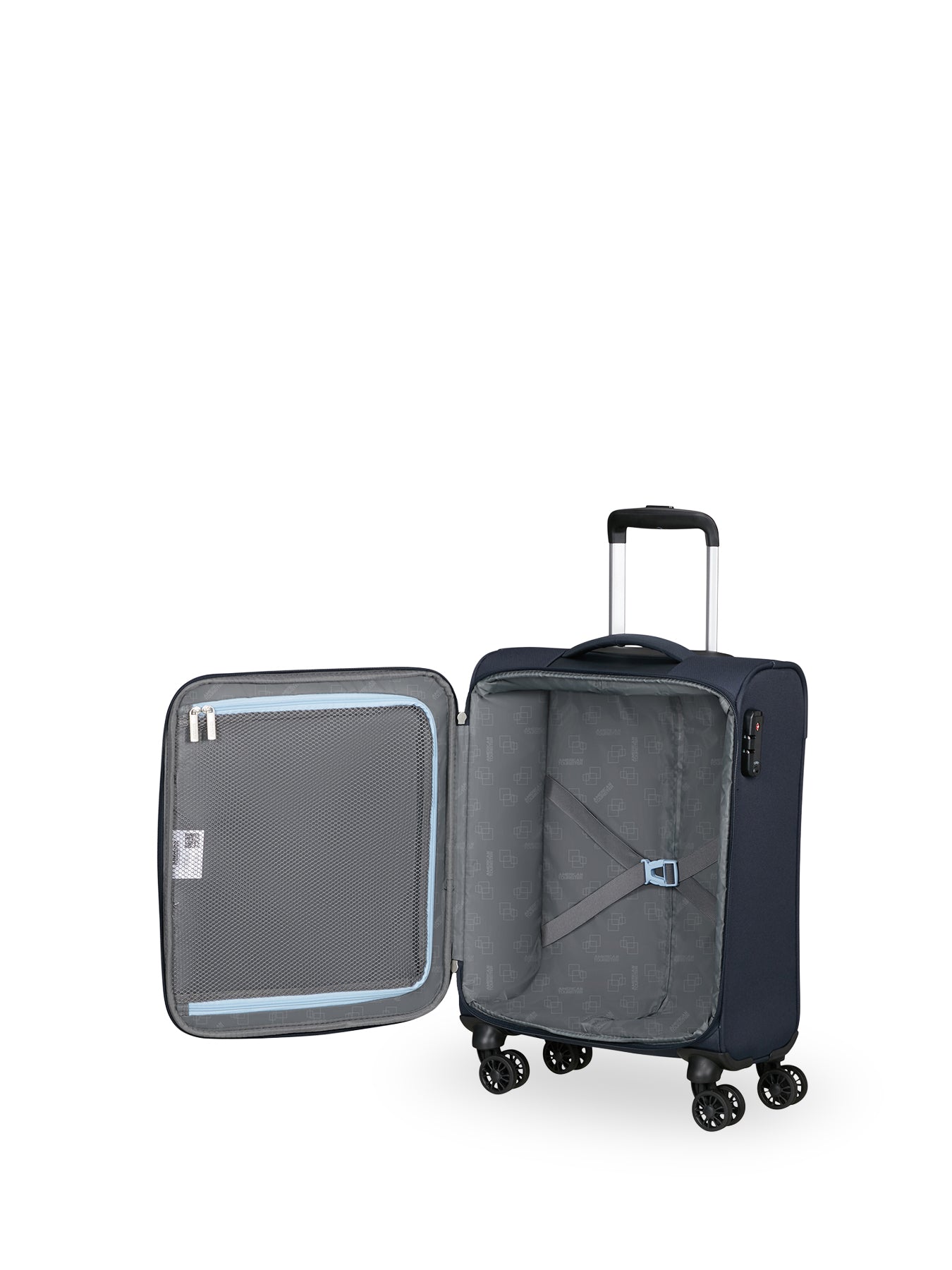 Spinner TSA Cabin Suitcase Small Navy