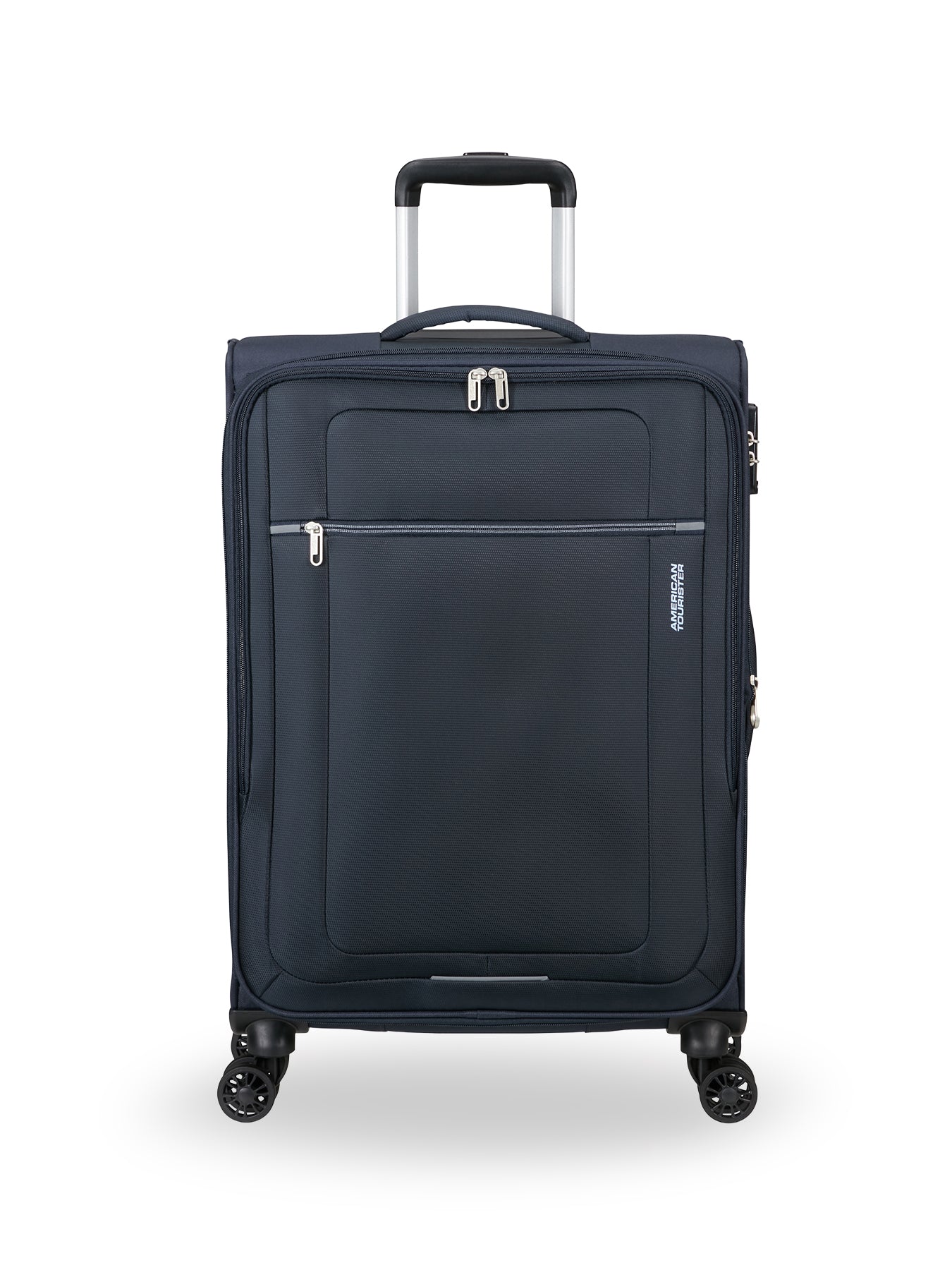 Spinner Expandable TSA Suitcase Medium Navy