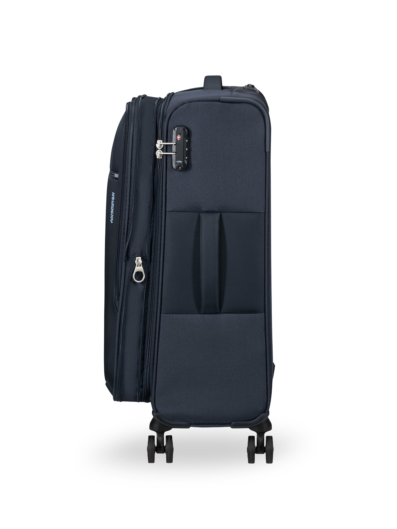 Spinner Expandable TSA Suitcase Medium Navy