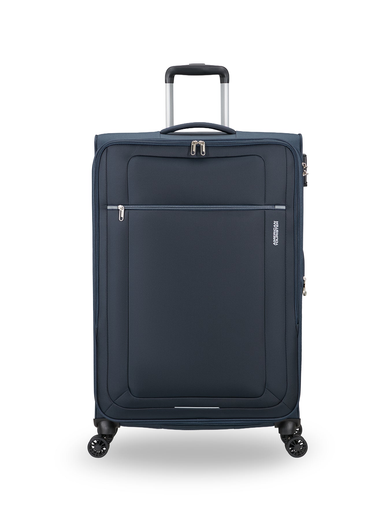 Spinner Expandable TSA Suitcase Large Navy