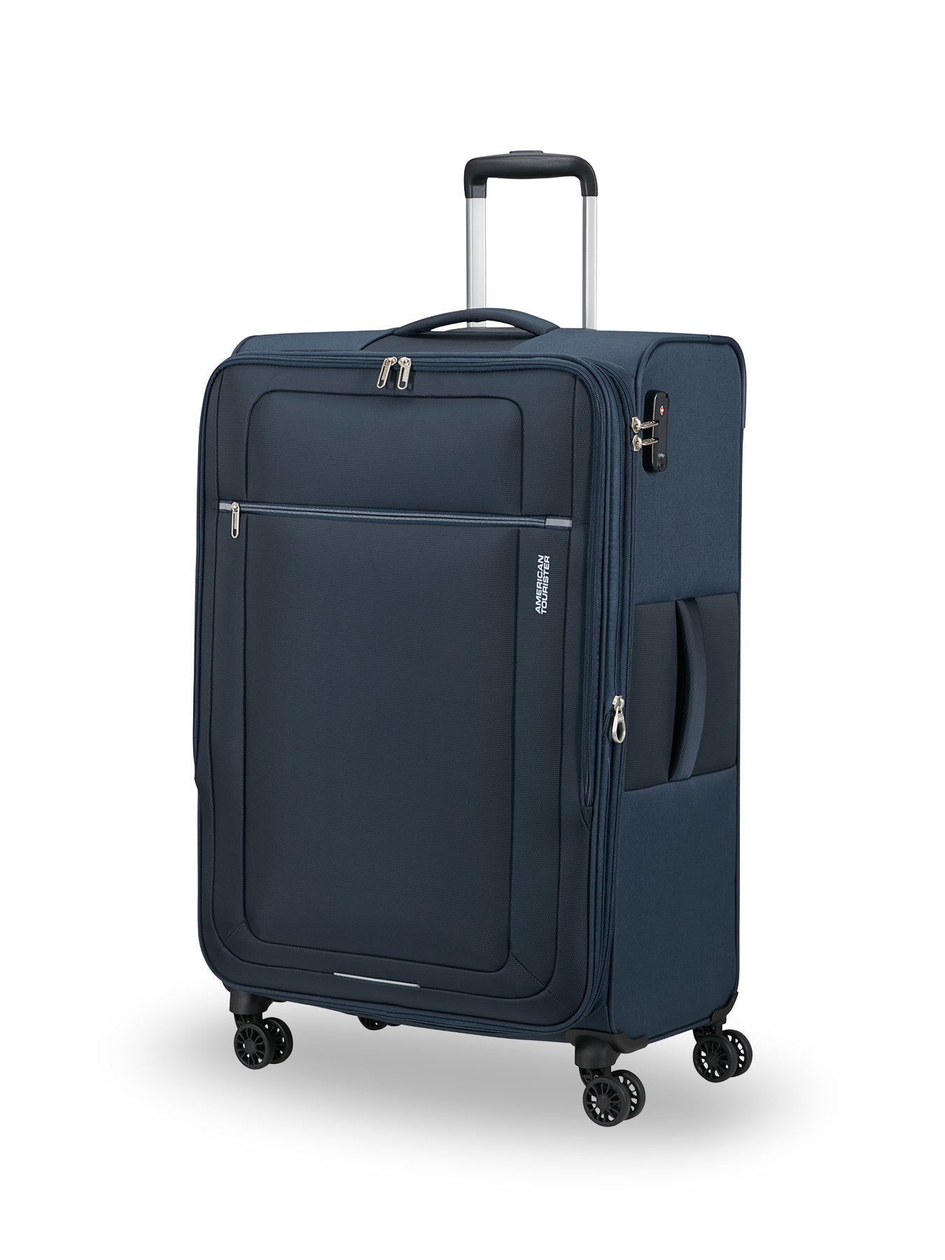 Spinner Expandable TSA Suitcase Large Navy