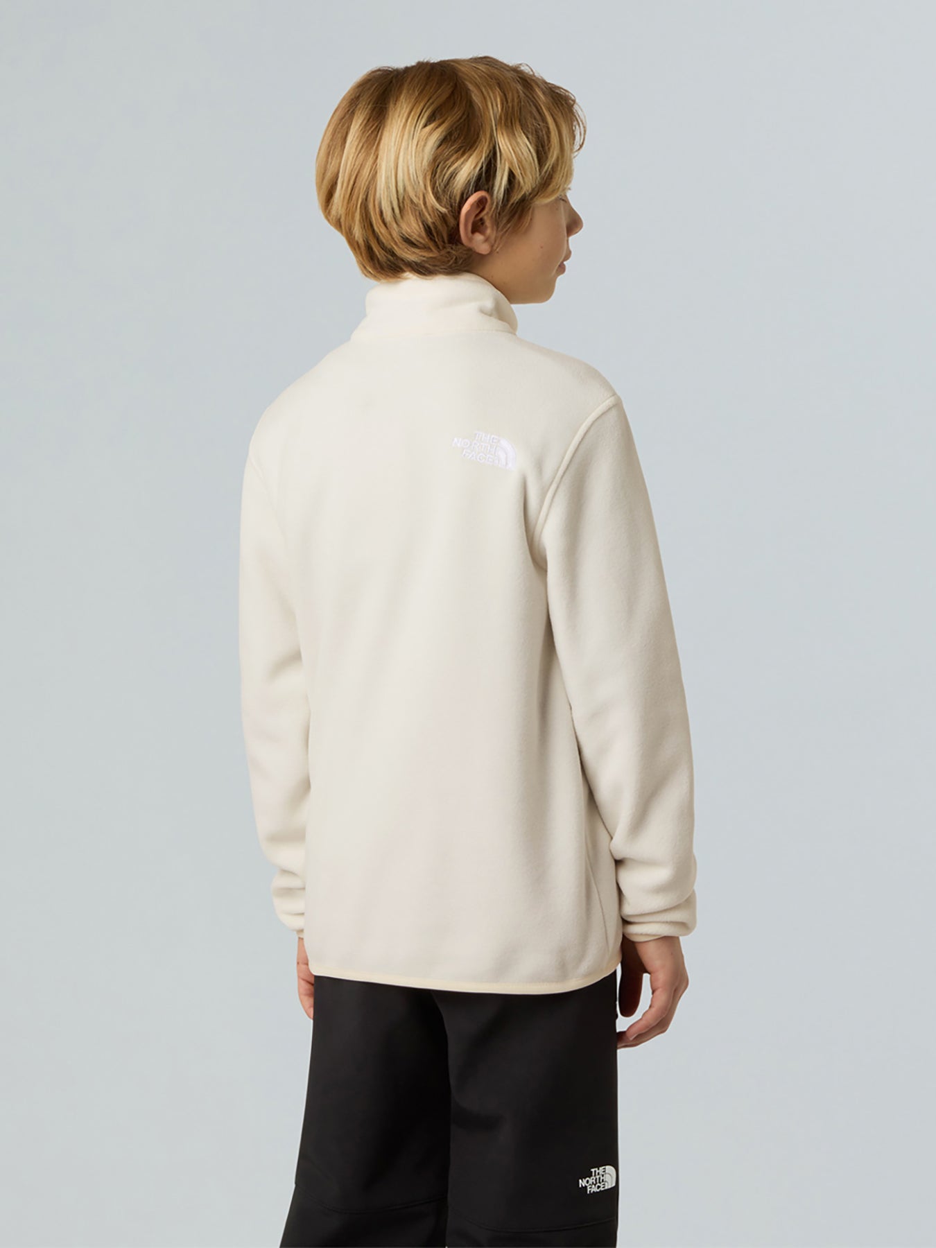 Kids’ Glacier Quarter Zip Fleece White