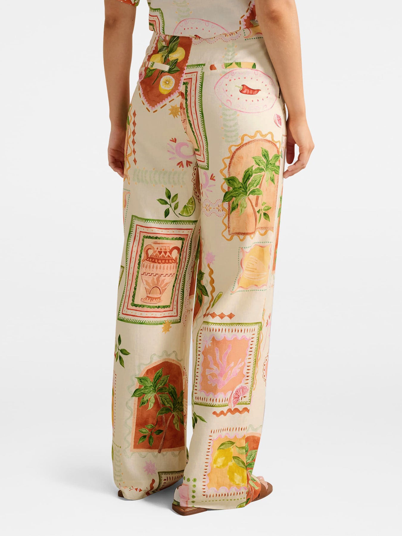 Ola Linen Wide Leg Pants