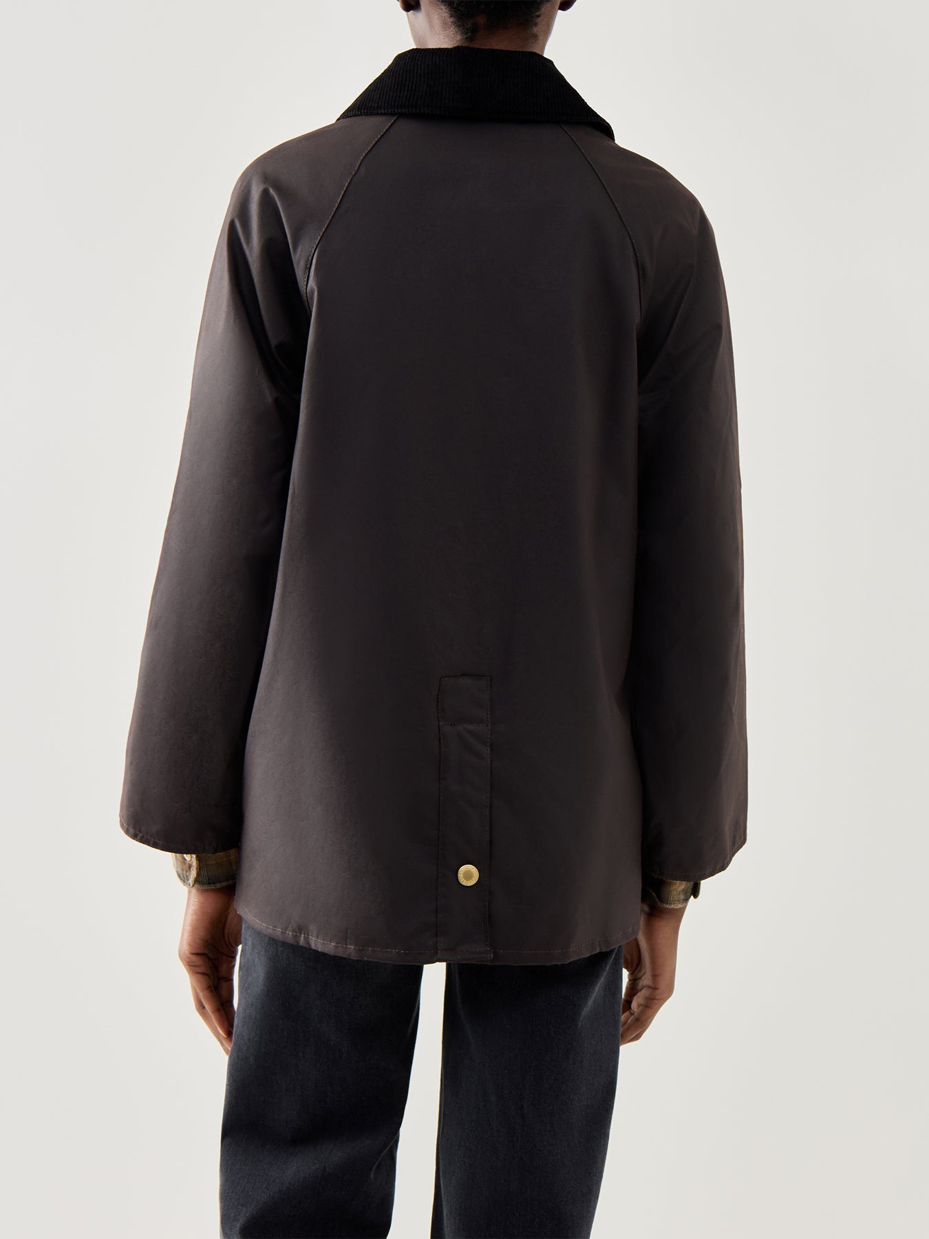 Womens Barbour Luella Wax Corduroy Jacket Brown