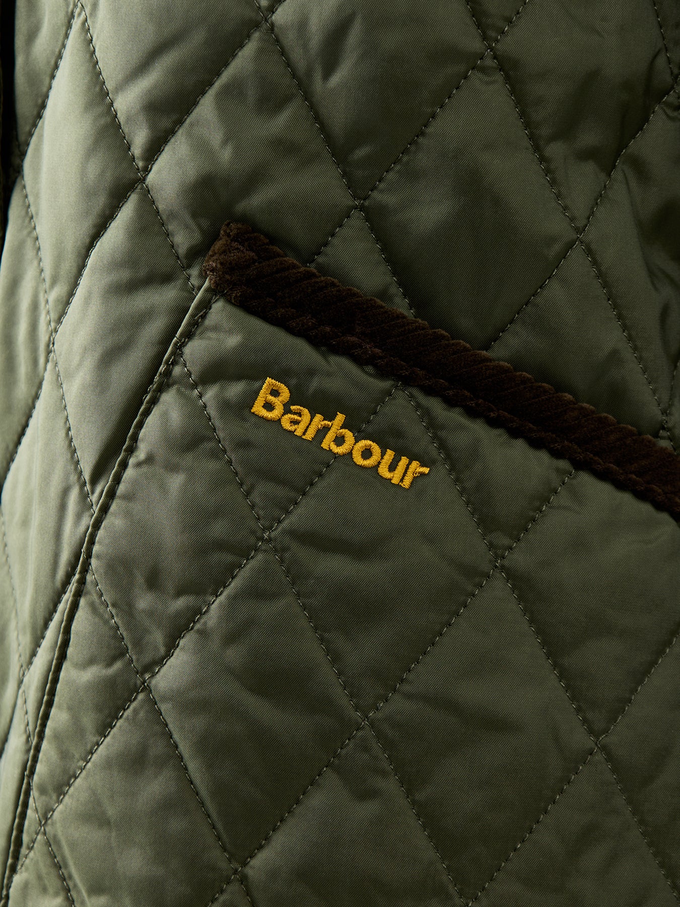 Womens Barbour Hilary Quilted Jacket Green