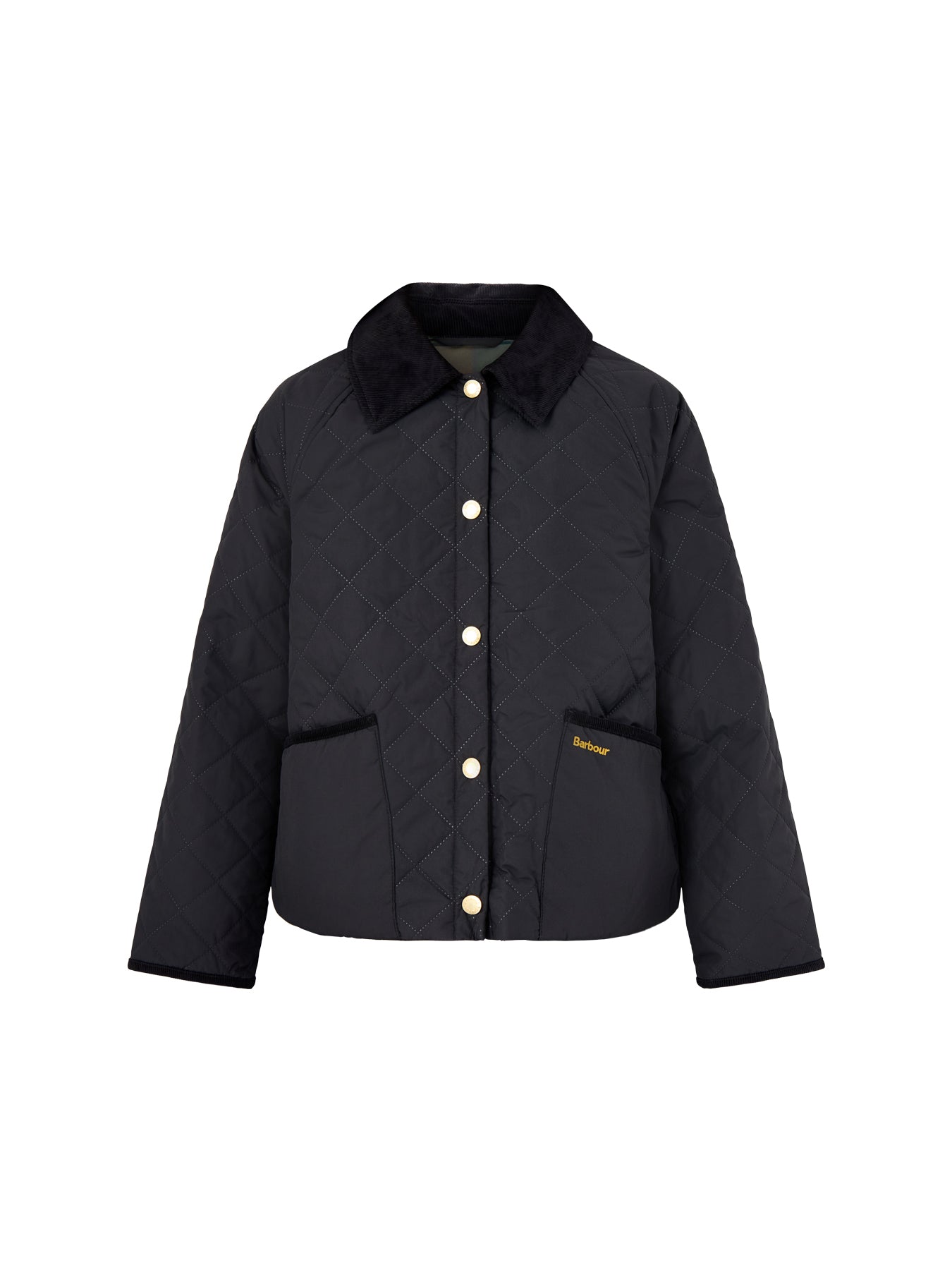 Womens Barbour Anise Quilted Jacket Black