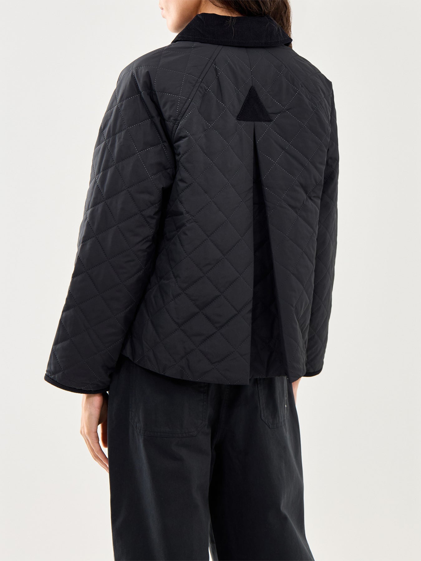 Womens Barbour Anise Quilted Jacket Black