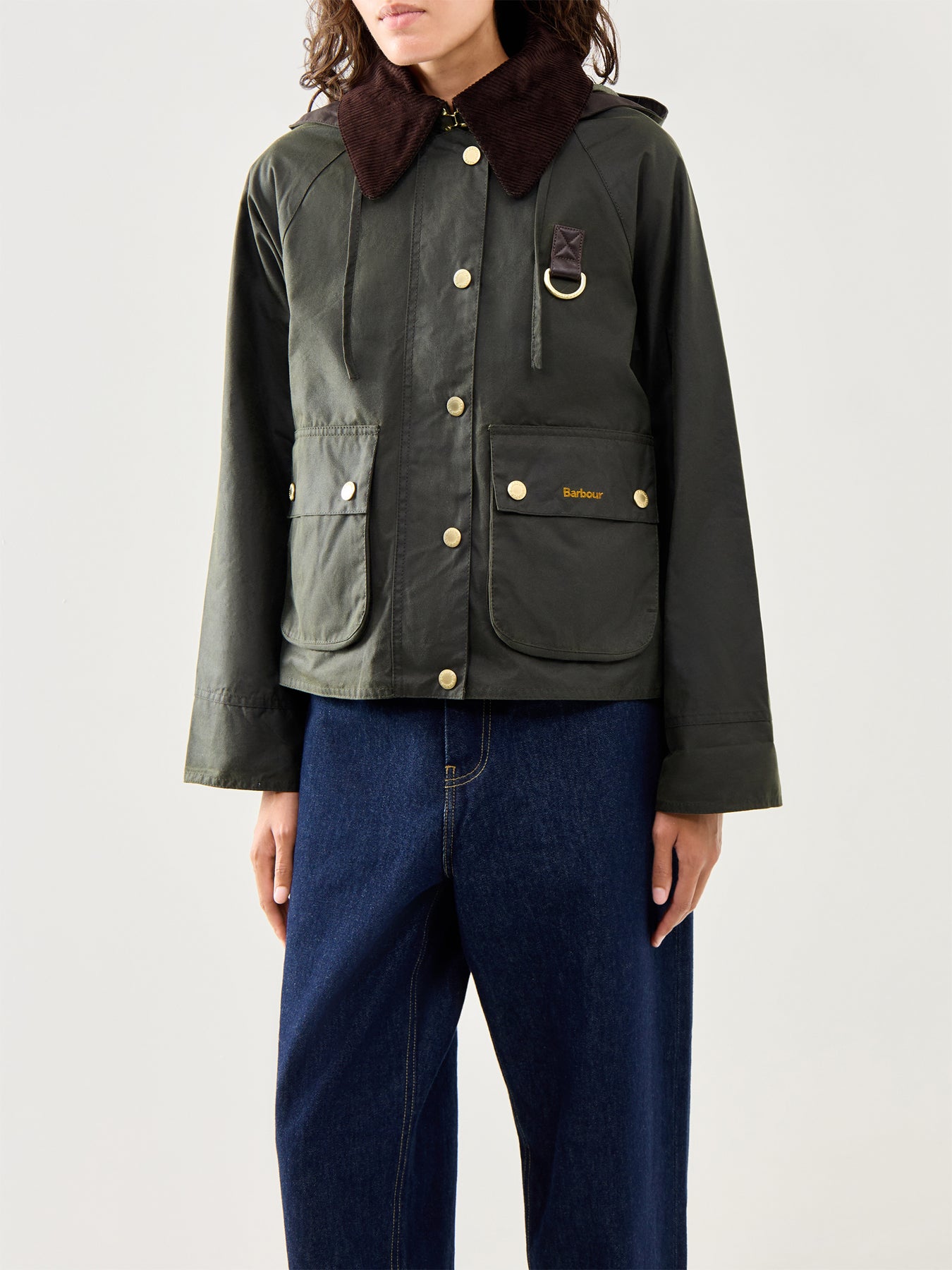 Womens Barbour Reighton Wax Jacket Fern