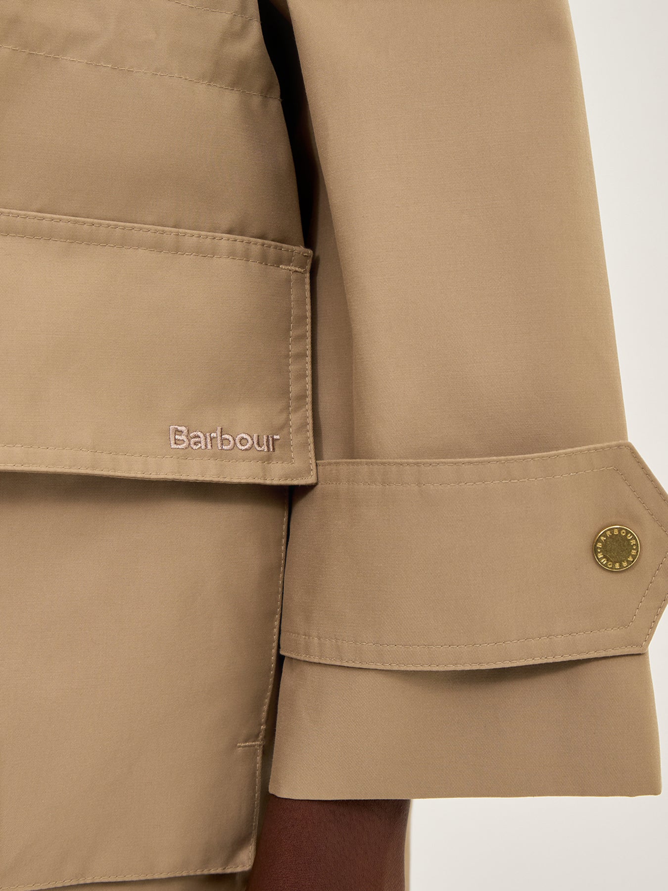 Womens Barbour Fallyn Showerproof Jacket Beige