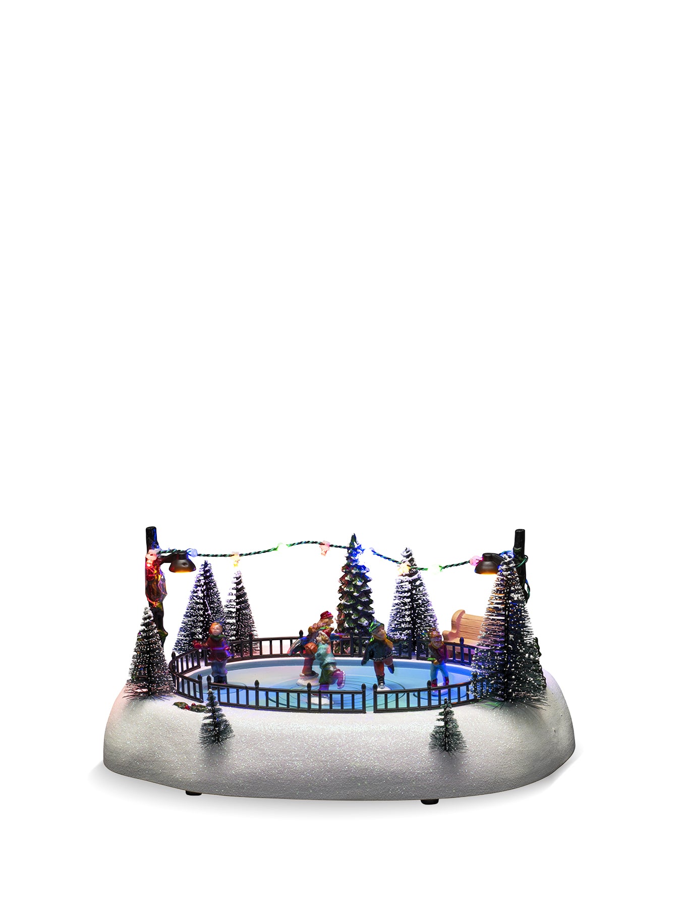 Ice Rink 12 LED Music USB Christmas Decoration