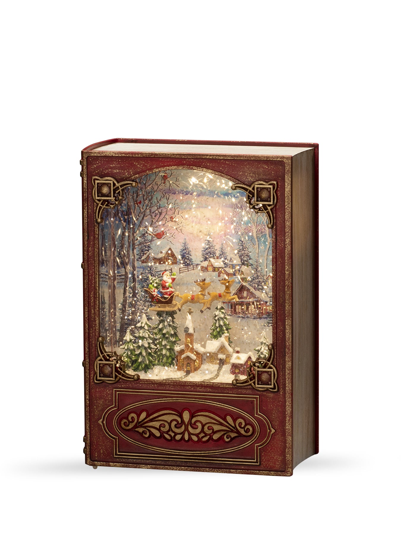 Red Book Water Lantern Christmas Decoration