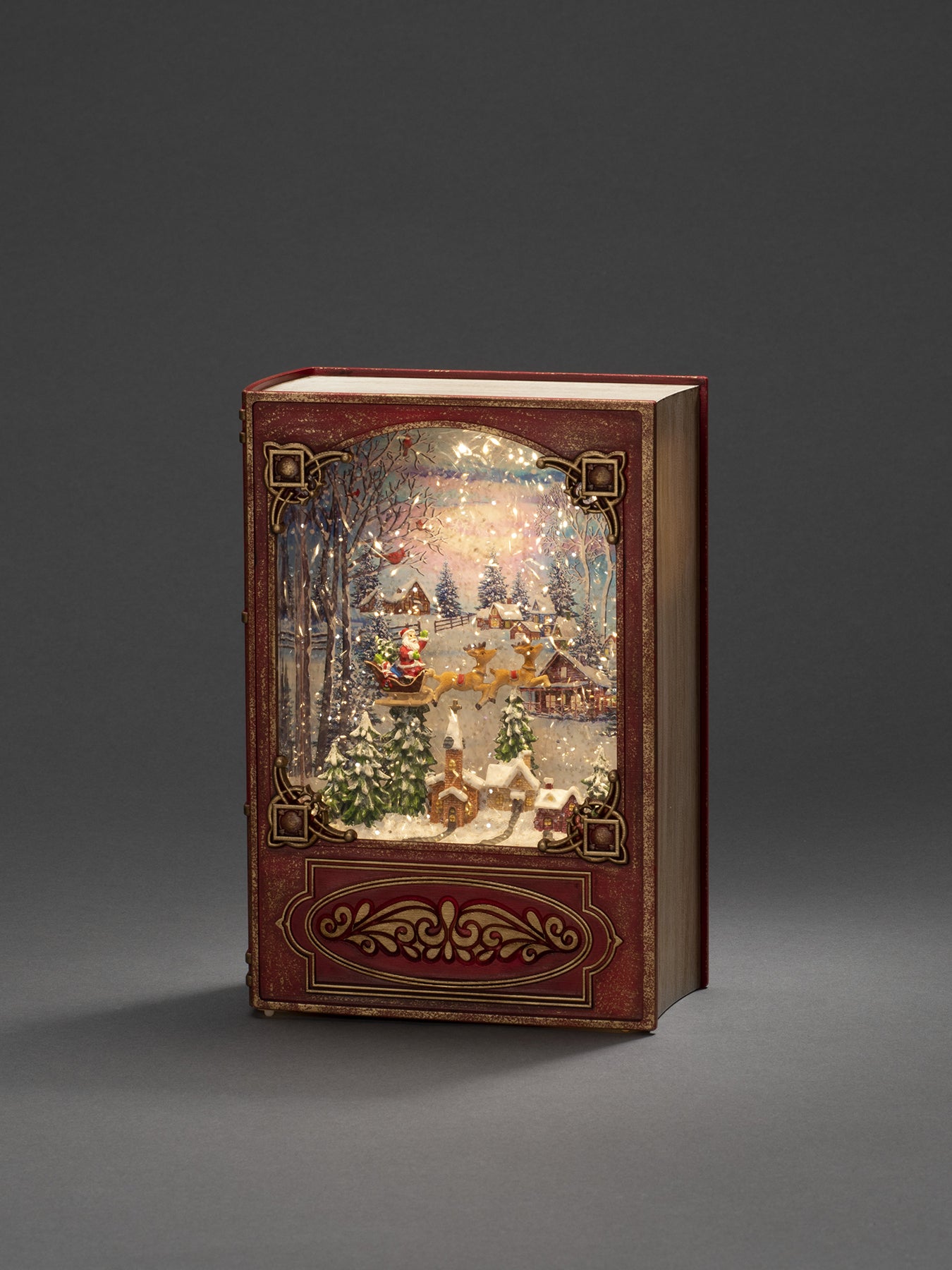 Red Book Water Lantern Christmas Decoration