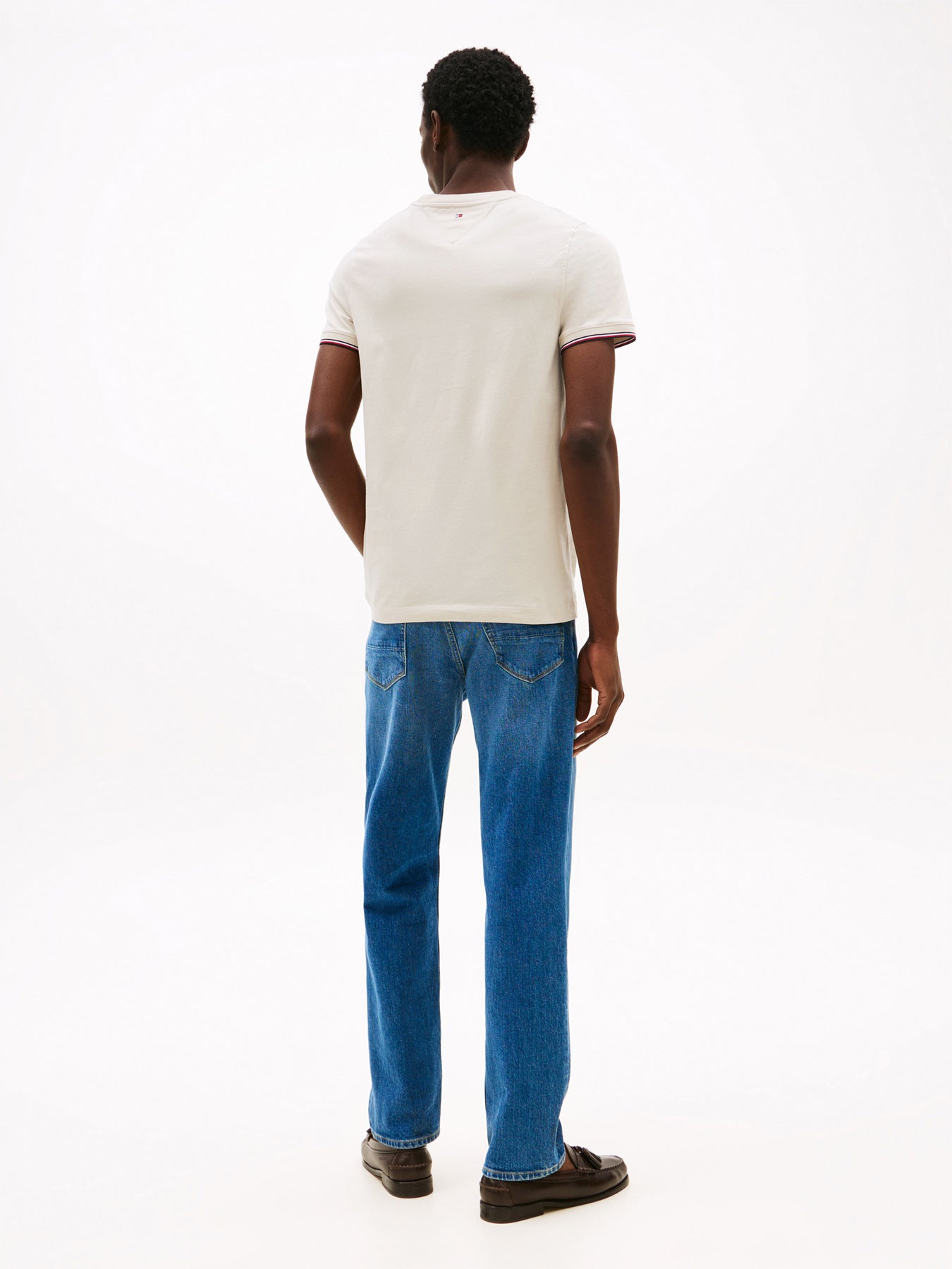 Signature Tipped Slim Knit T-Shirt