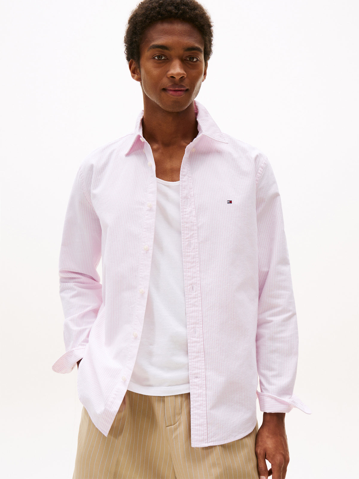 Regular Fit Stripe Oxford Shirt