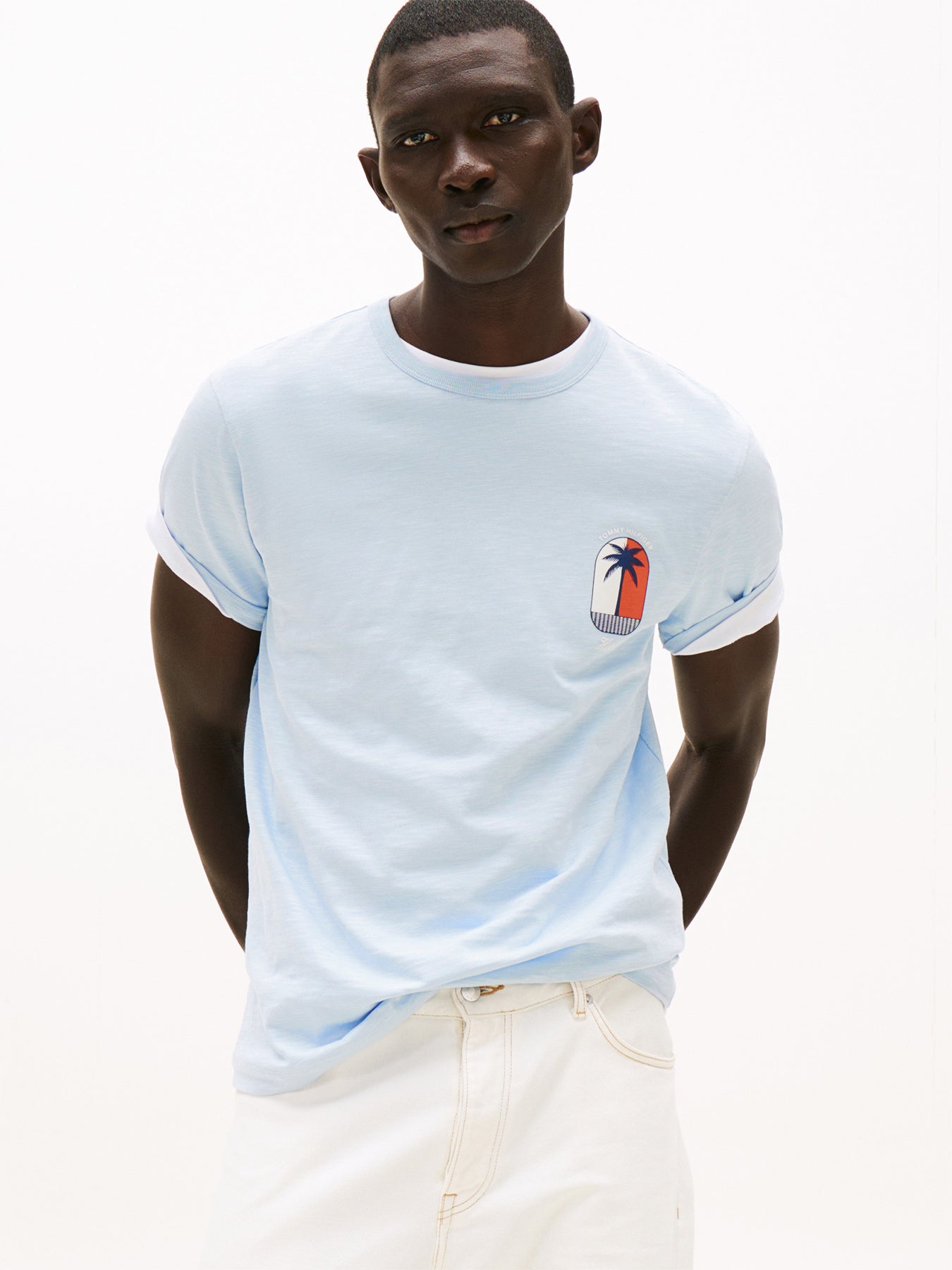 Tropical Logo Crew Neck T-Shirt