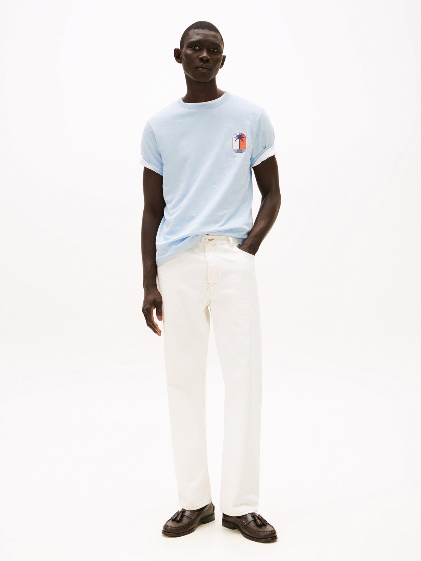 Tropical Logo Crew Neck T-Shirt