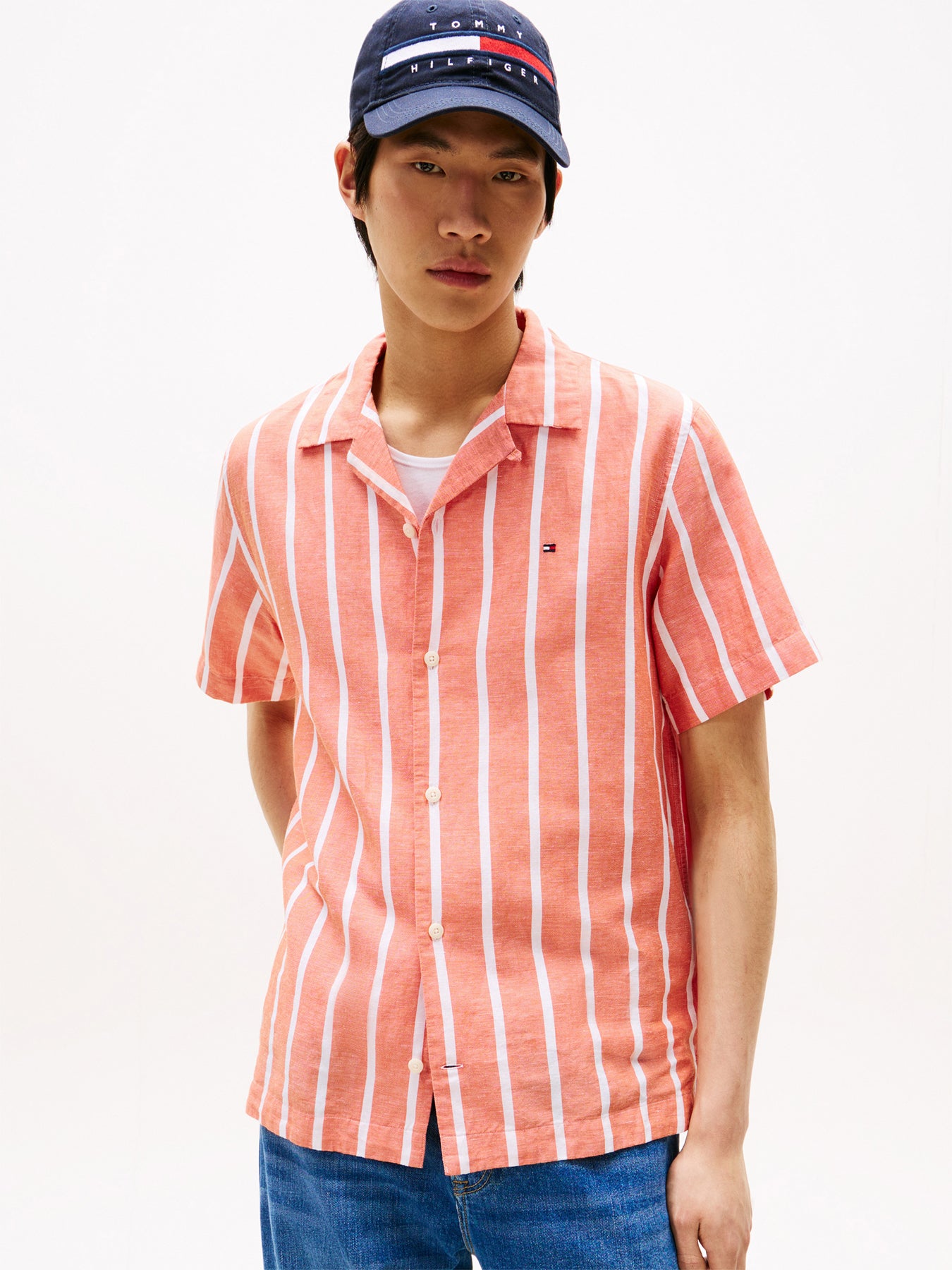 Regular Fit Stripe Short Sleeve Shirt