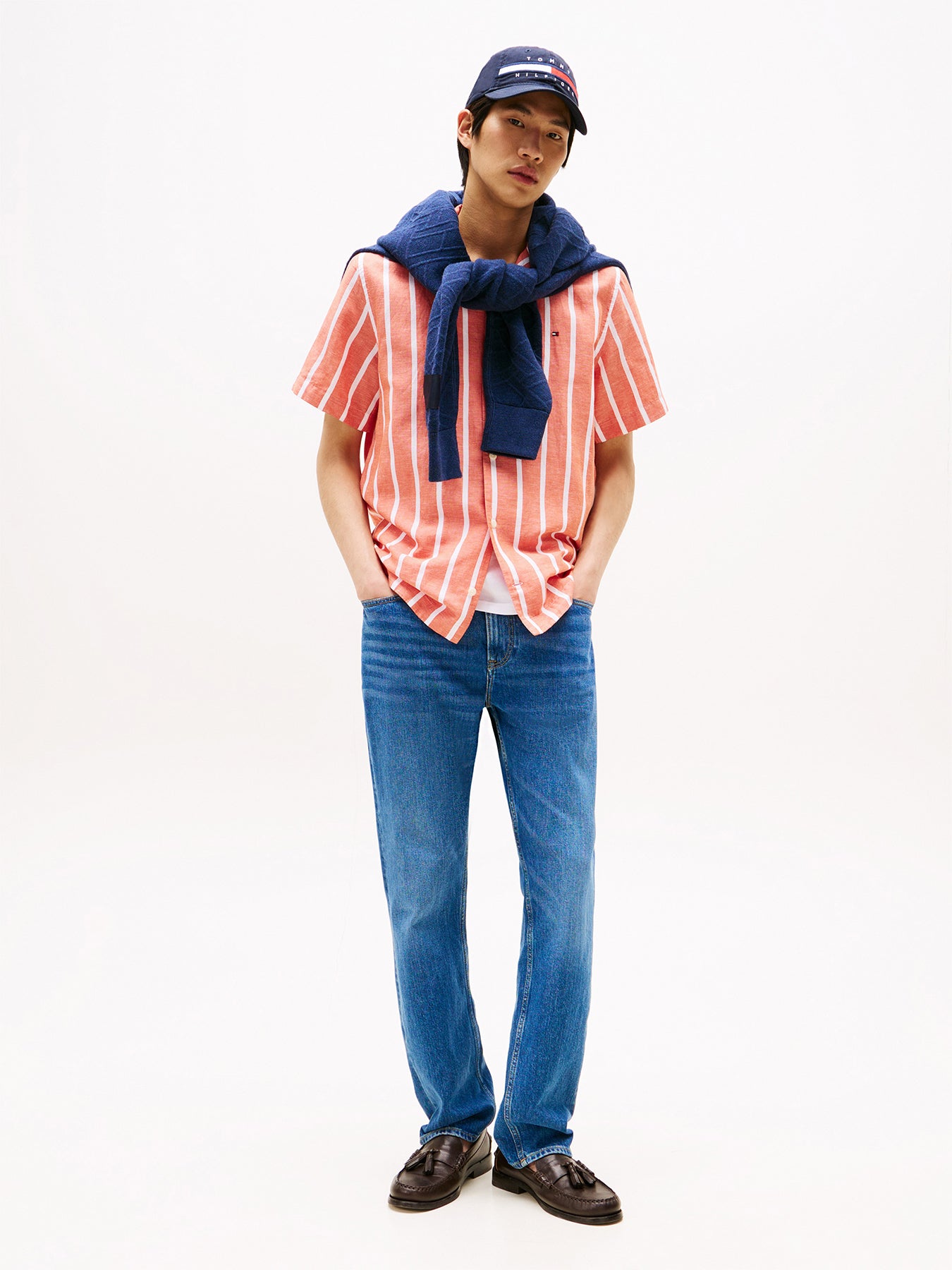 Regular Fit Stripe Short Sleeve Shirt