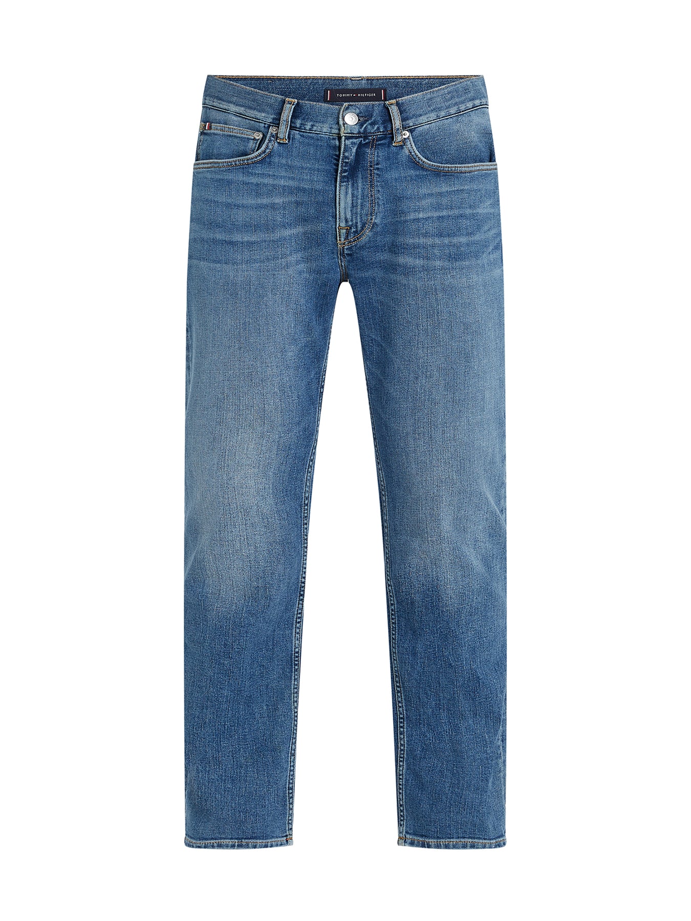 Denton Faded Straight Leg Jeans