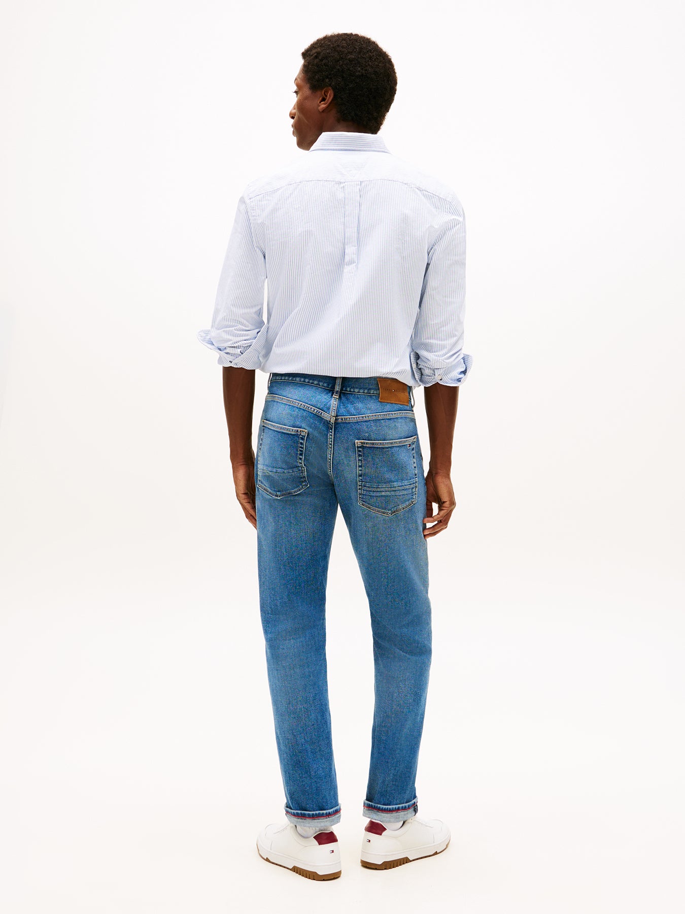Denton Faded Straight Leg Jeans