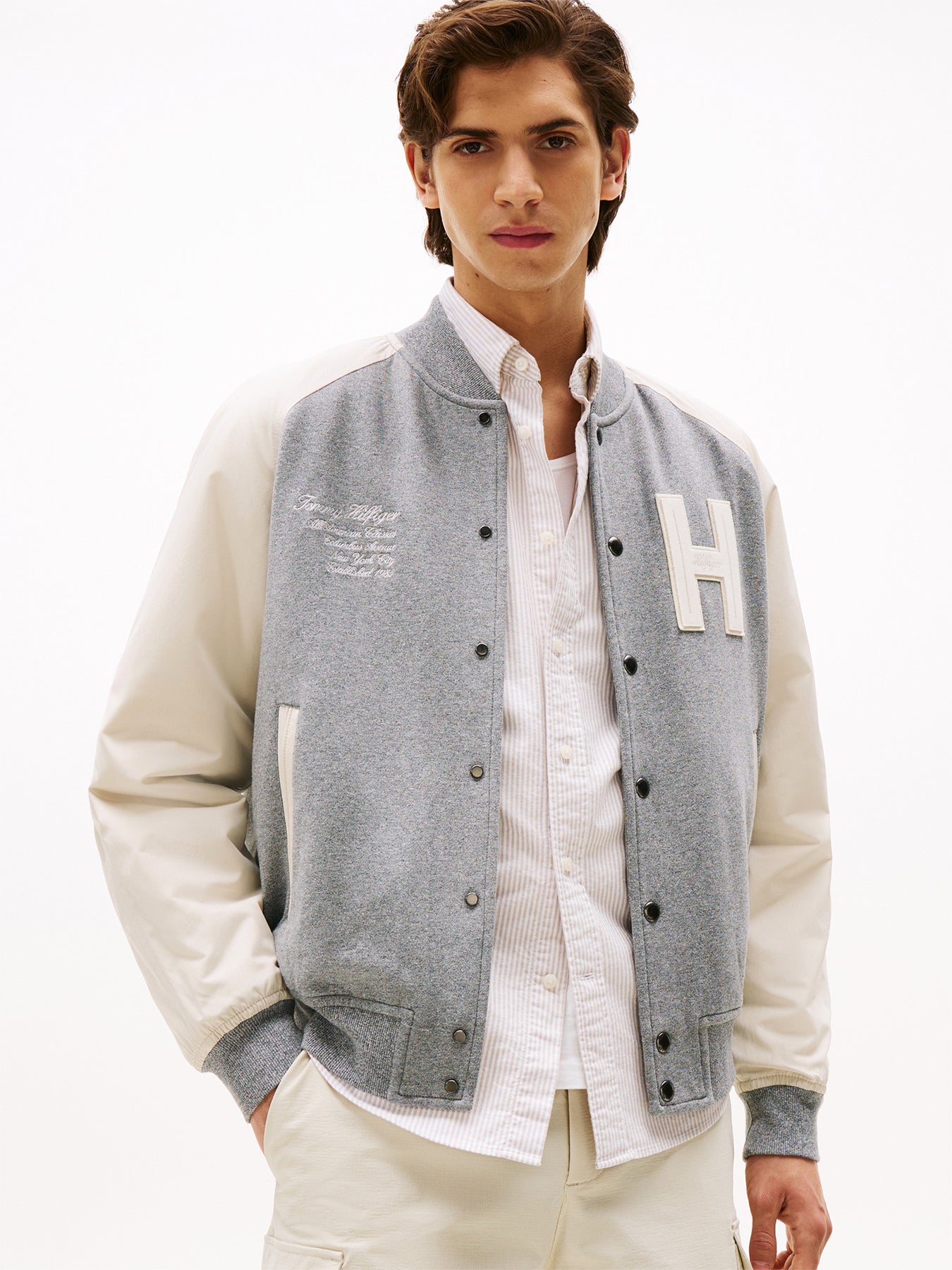 Athleisure Relaxed Bomber Jacket