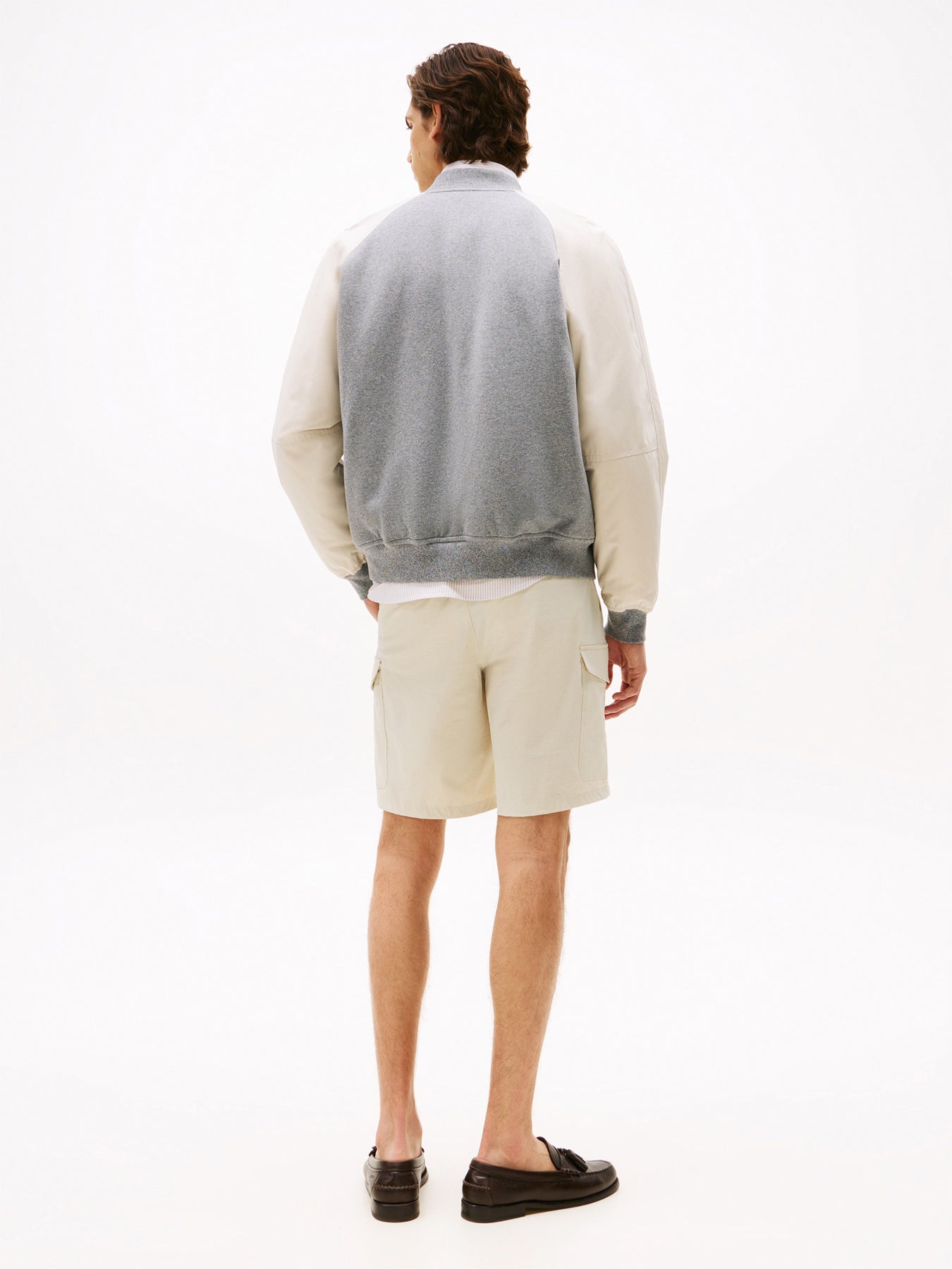 Athleisure Relaxed Bomber Jacket