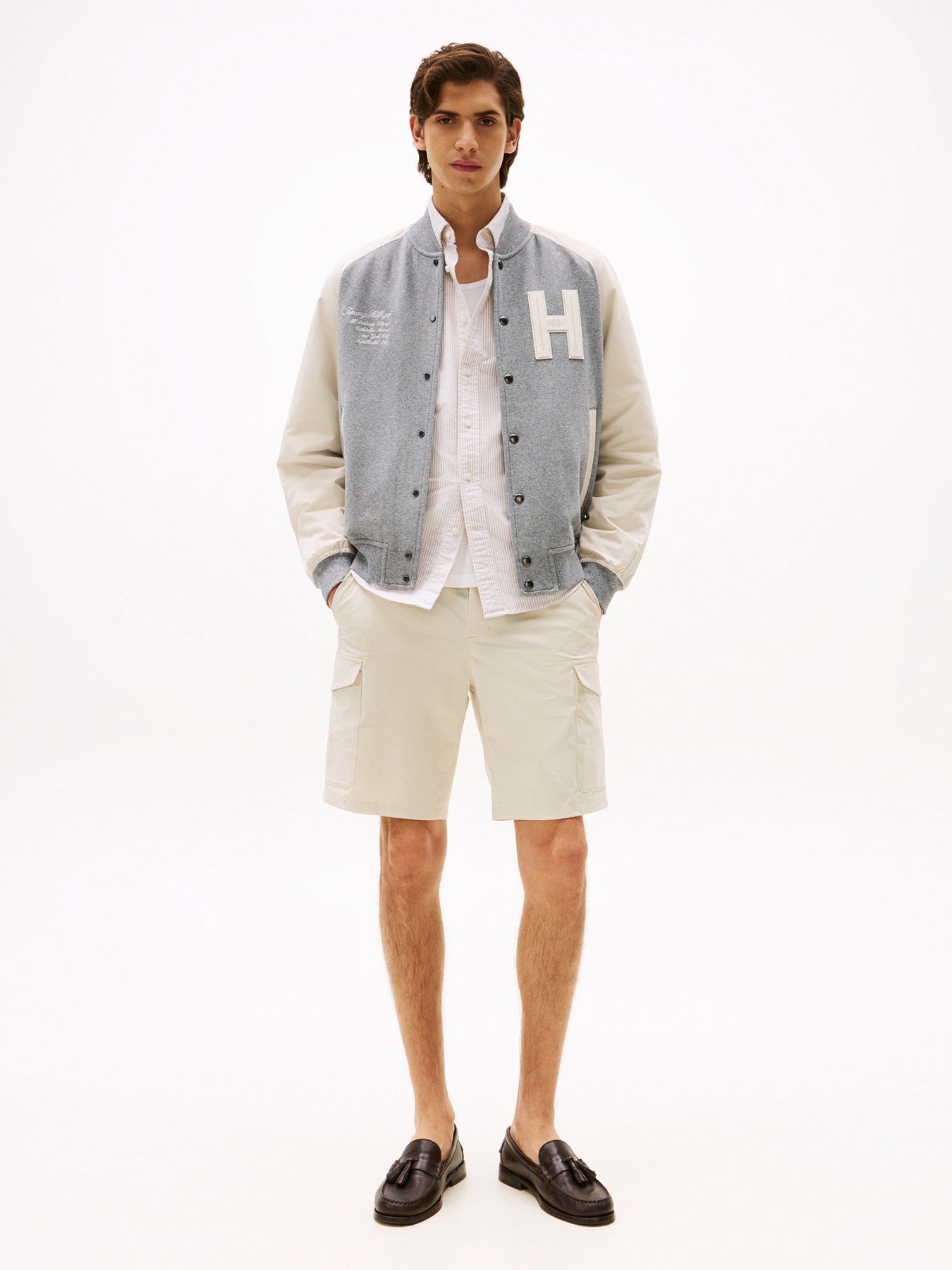 Athleisure Relaxed Bomber Jacket