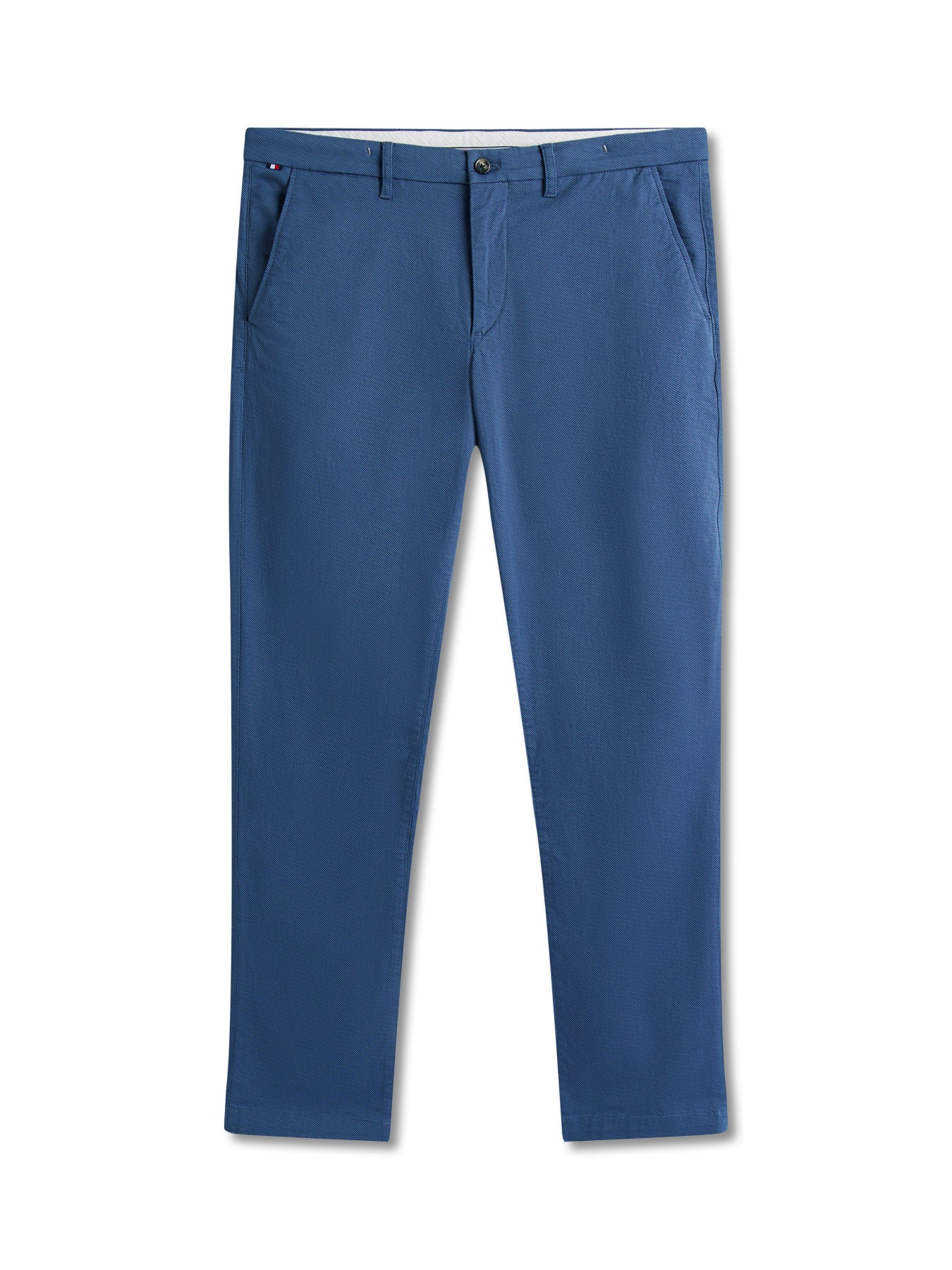 Denton Micro Print Straight Leg Chinos