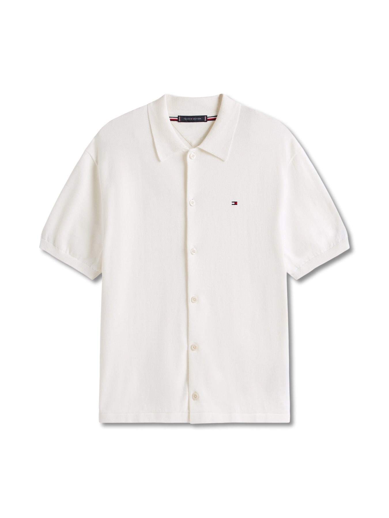 Regular Fit Knit Short Sleeve Overshirt