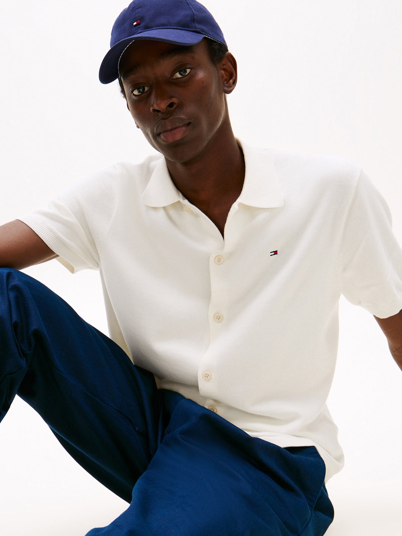 Regular Fit Knit Short Sleeve Overshirt