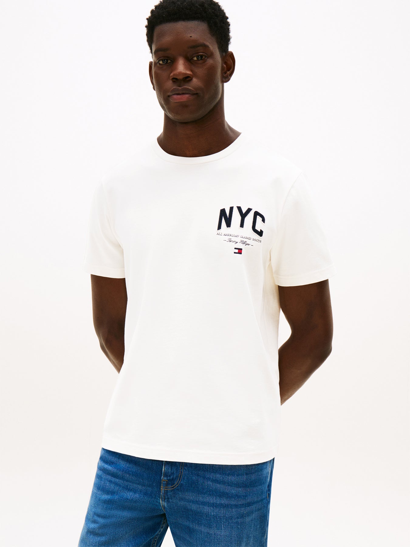 Athleisure Logo Embroidery T-Shirt