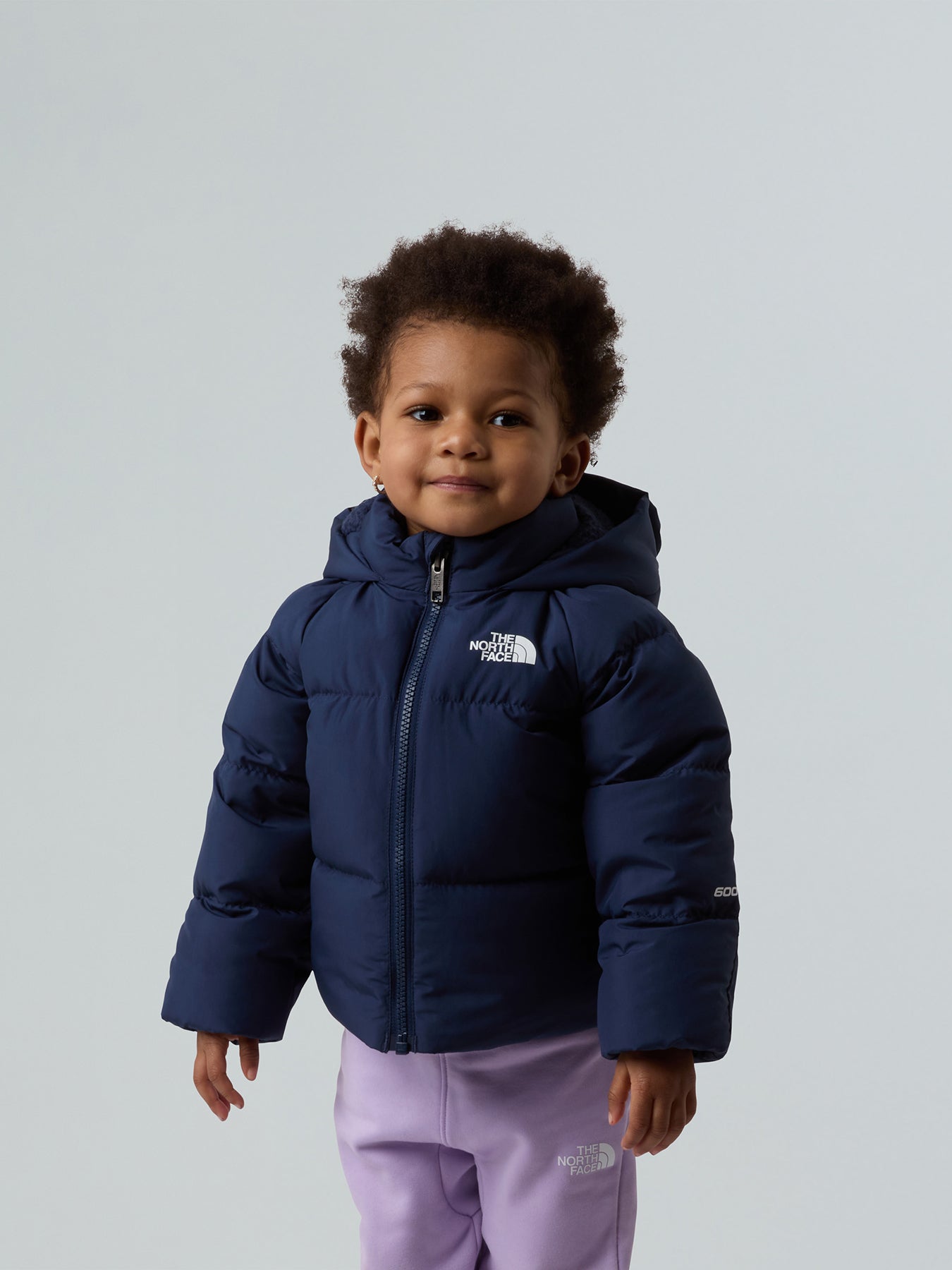 Baby Down Fleece Jacket Navy