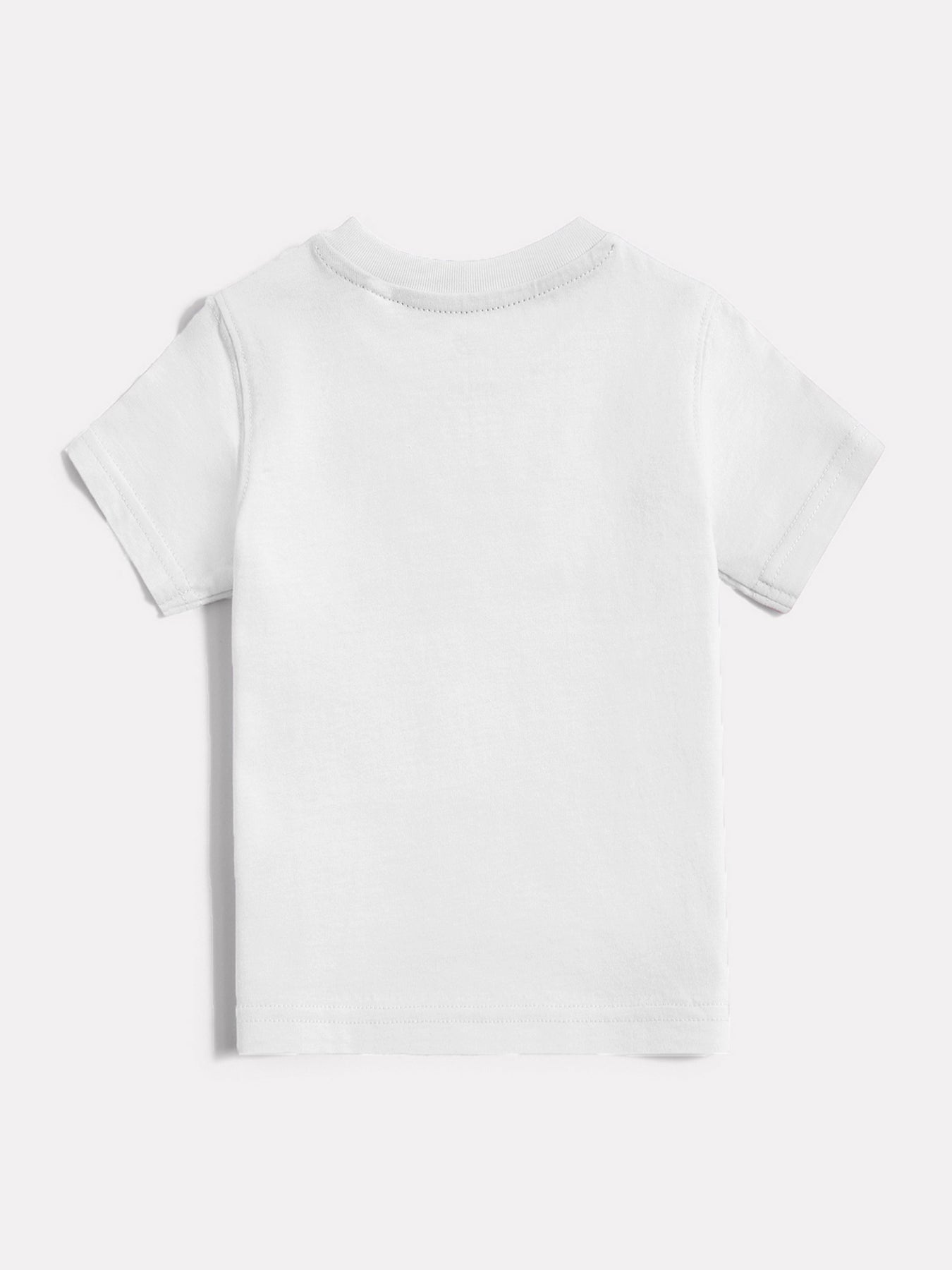 Stacked Logo Jersey Tee White