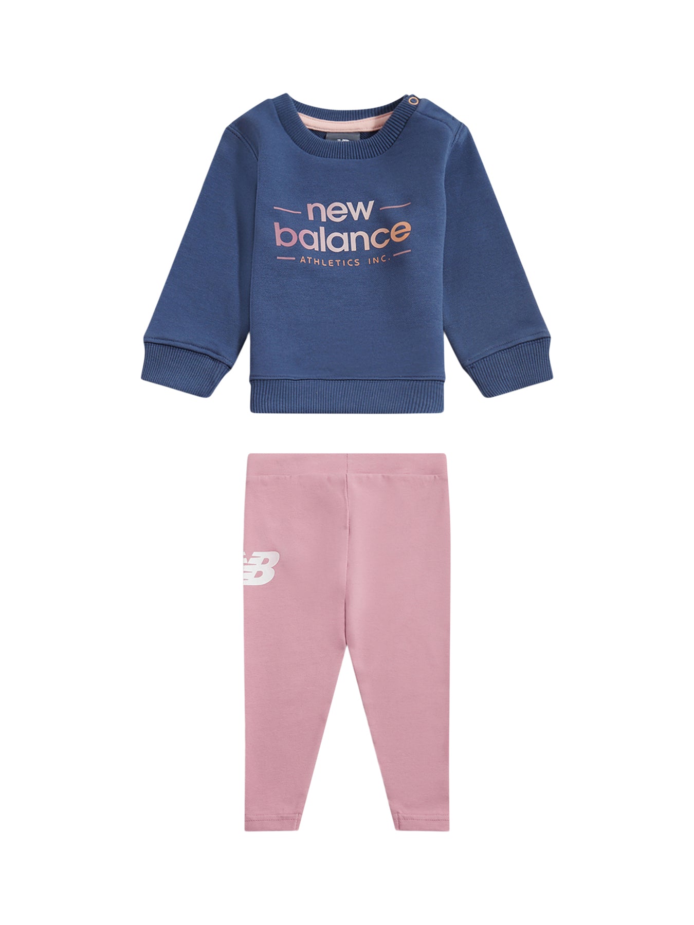 Baby Graphic Sweatshirt and Legging Set Vintage Indigo