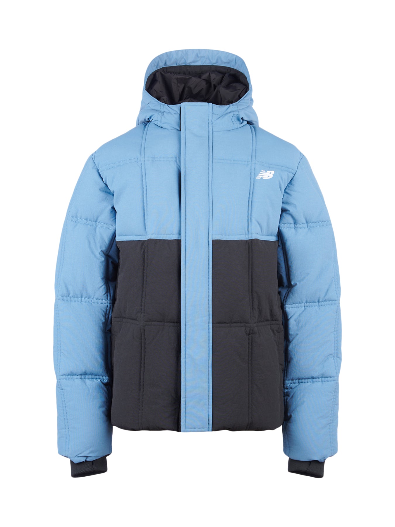 Bond Quilted Panel Puffa Coat Cotton