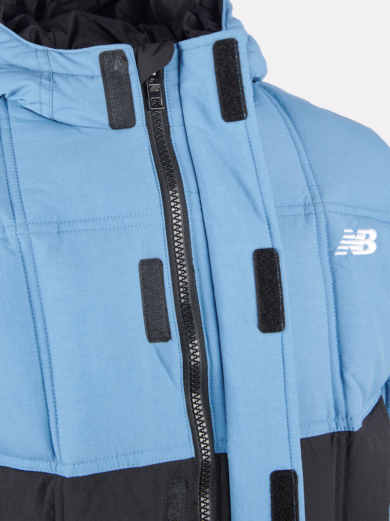 Bond Quilted Panel Puffa Coat Cotton