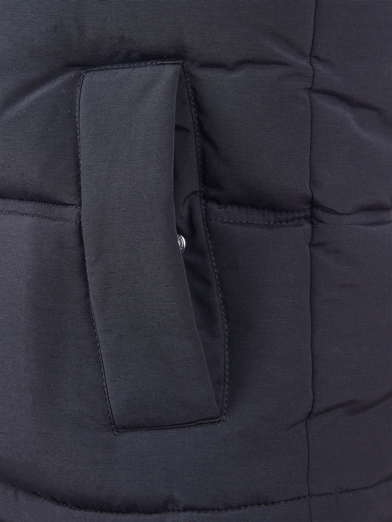 Wide Baffle Hooded Puffa Gilet Cotton