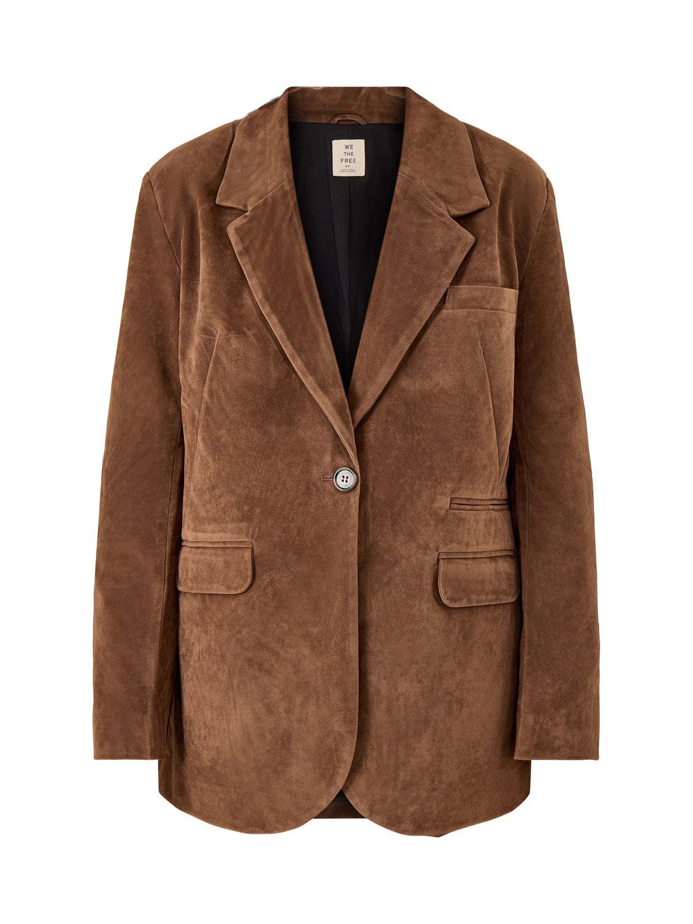 Paper Cut Vegan Blazer Brown