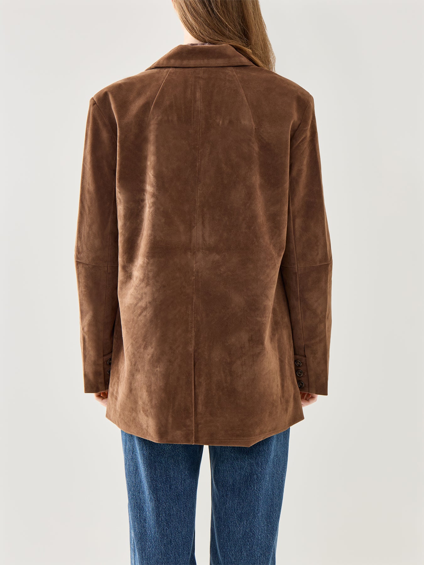 Paper Cut Vegan Blazer Brown