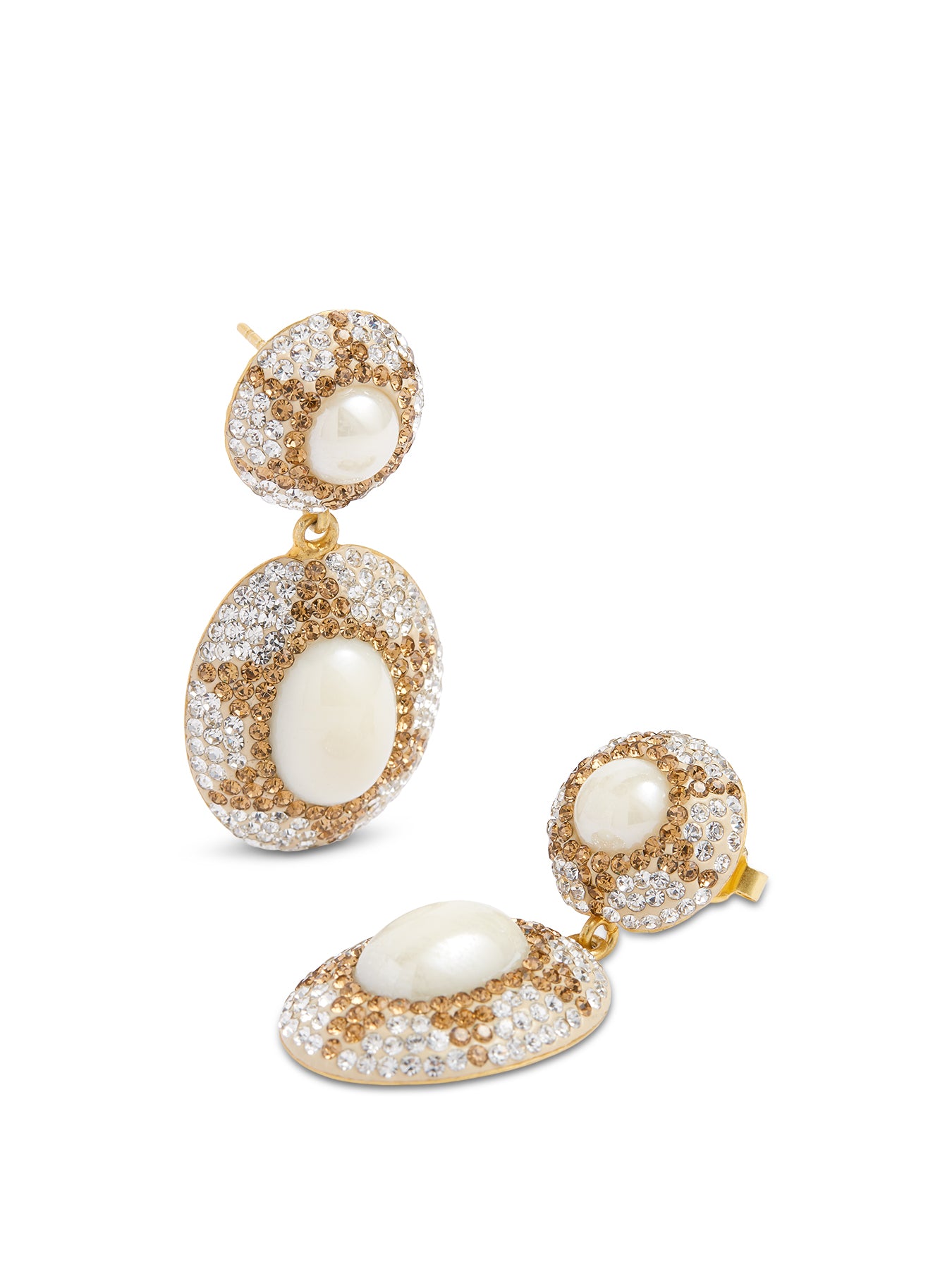 Peal Sun Drop Earrings