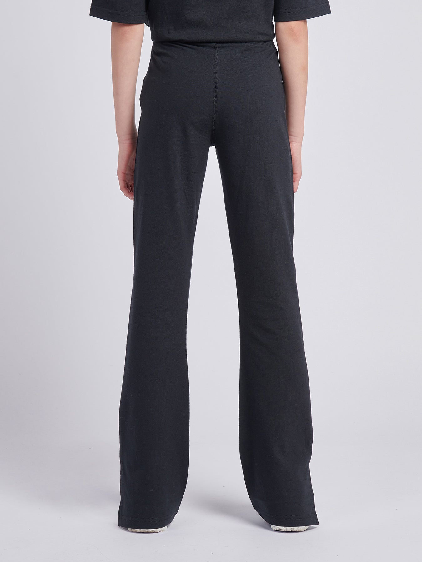 Girls’ Small Logo Flare Legging Black