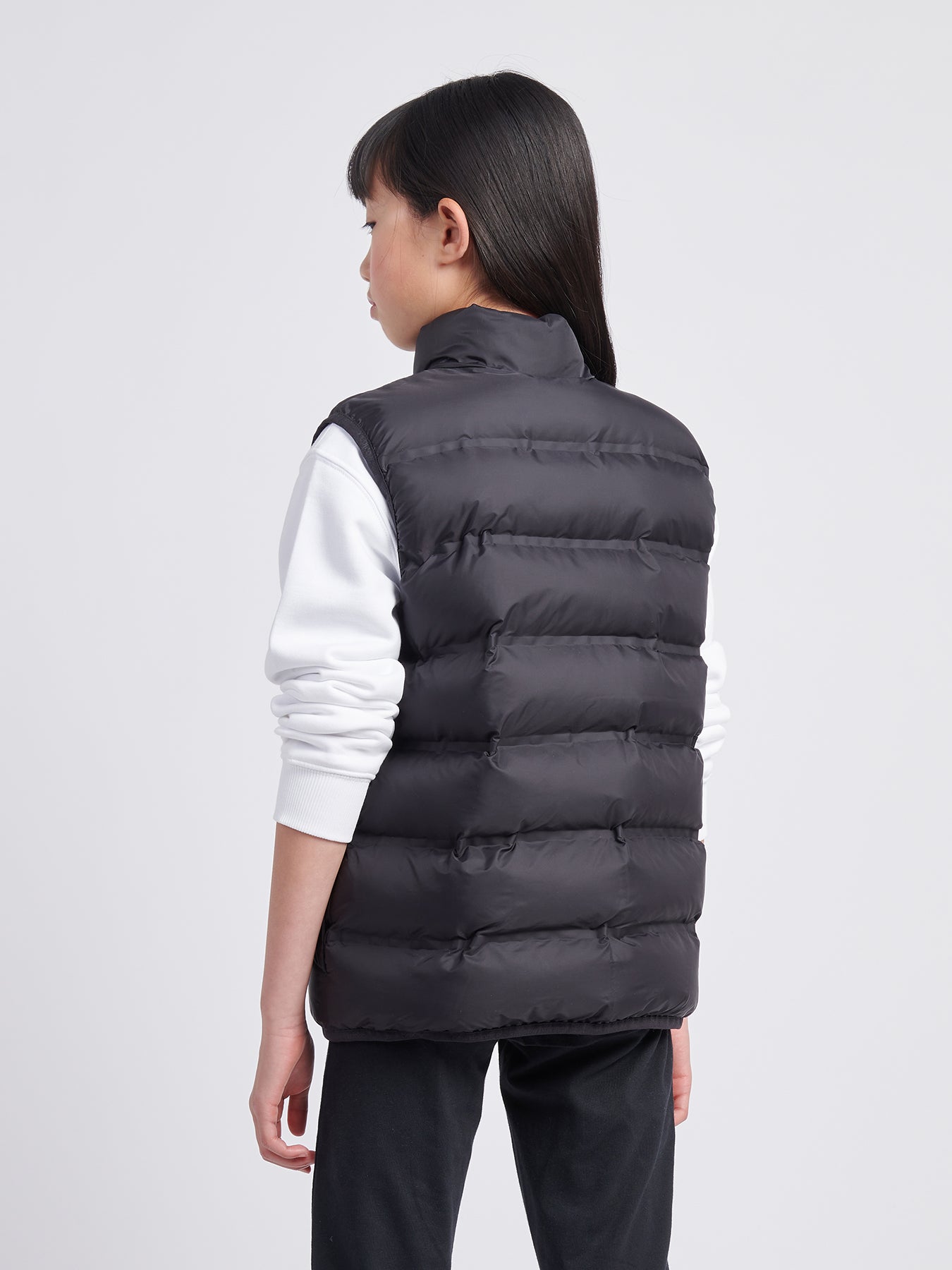 Girls’ Bond Quilted Gilet Black