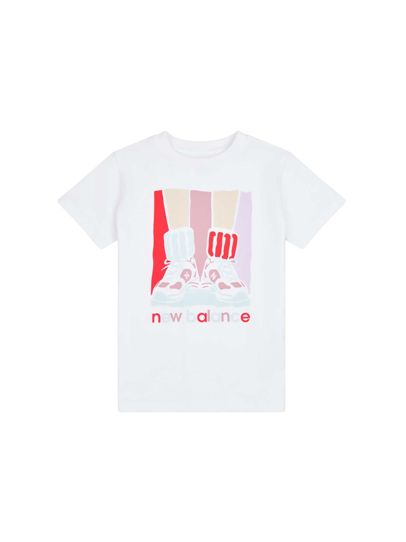 Girls’ Colourblock Shoe Graphic Tee Multi