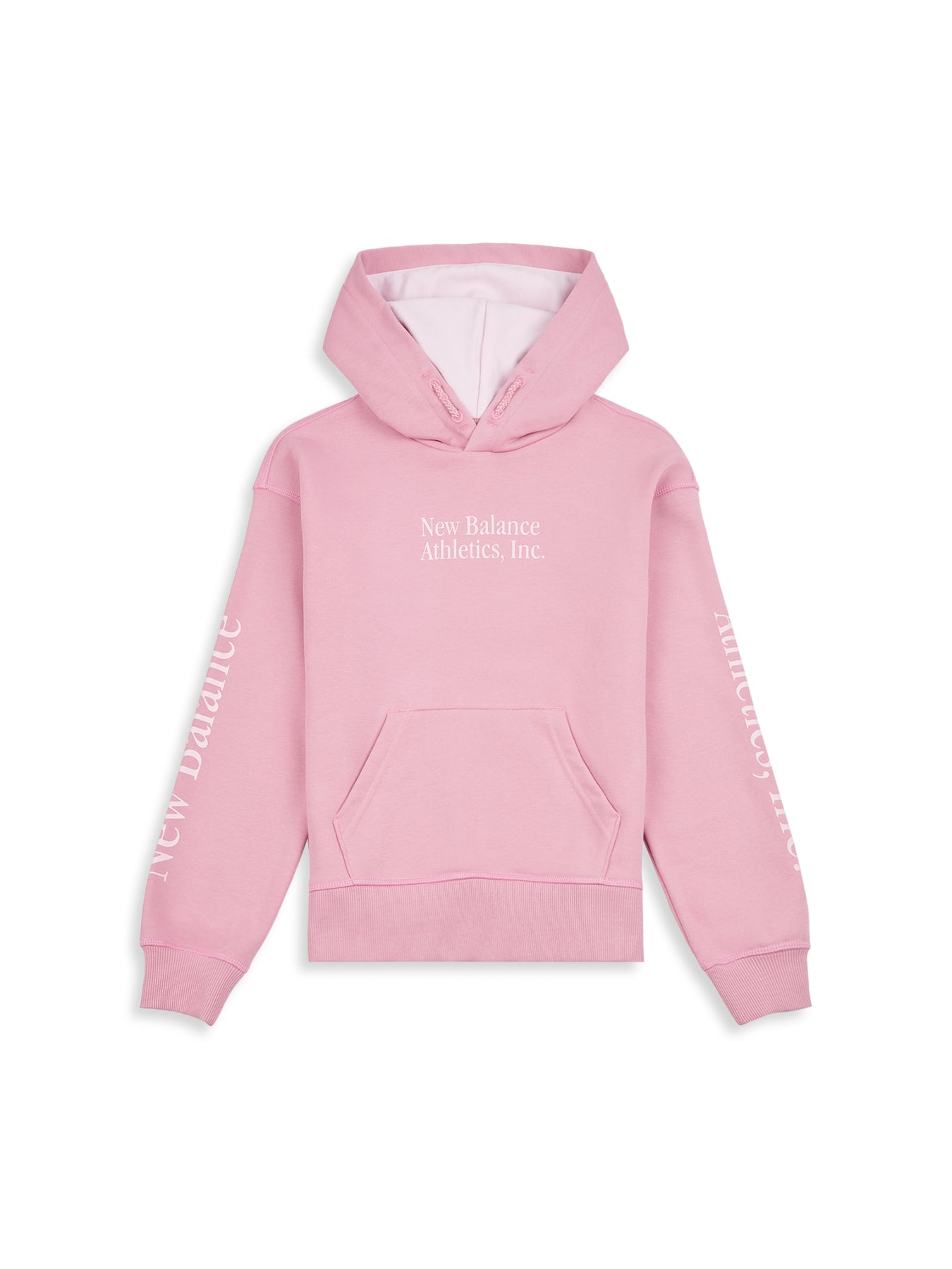 Kids’ Linear Sleeve Graphic Hoodie Pink