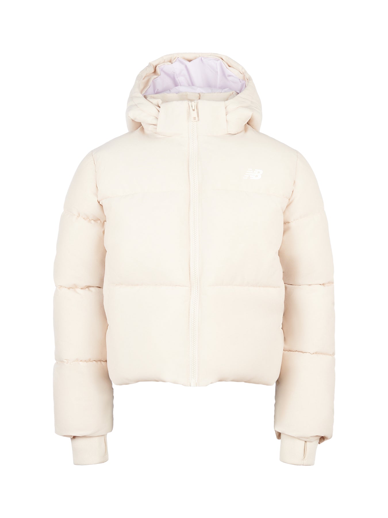 Girls’ Wide Baffle Puffer Coat Black