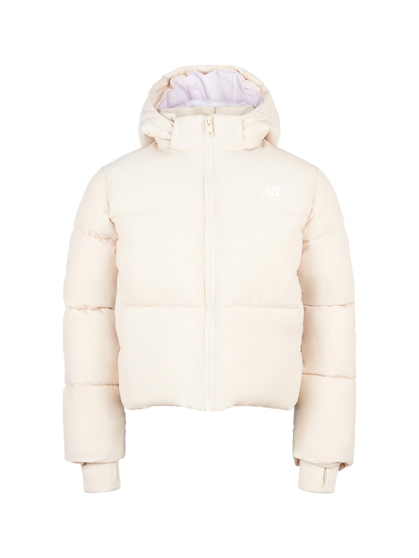 Girls’ Wide Baffle Puffer Coat Black