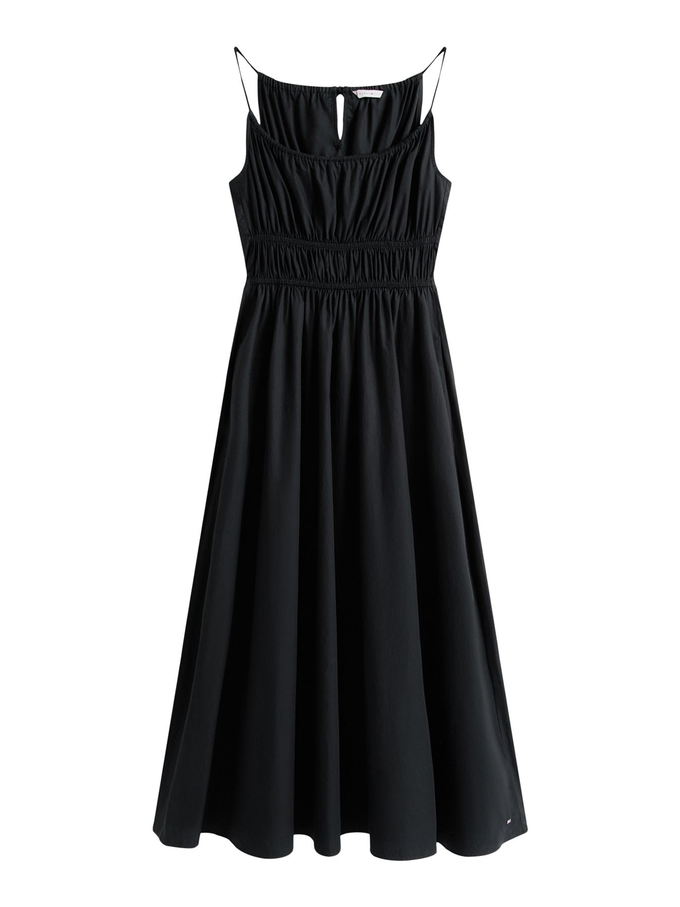 Smock Scoop Neck Maxi Dress